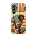 Americana AR-15 Pinup Girl - Impact‑Resistant Phone Case Samsung Galaxy Series S22 / S22+ / S22 Ultra - S25 / S25+ / S25 Ultra
