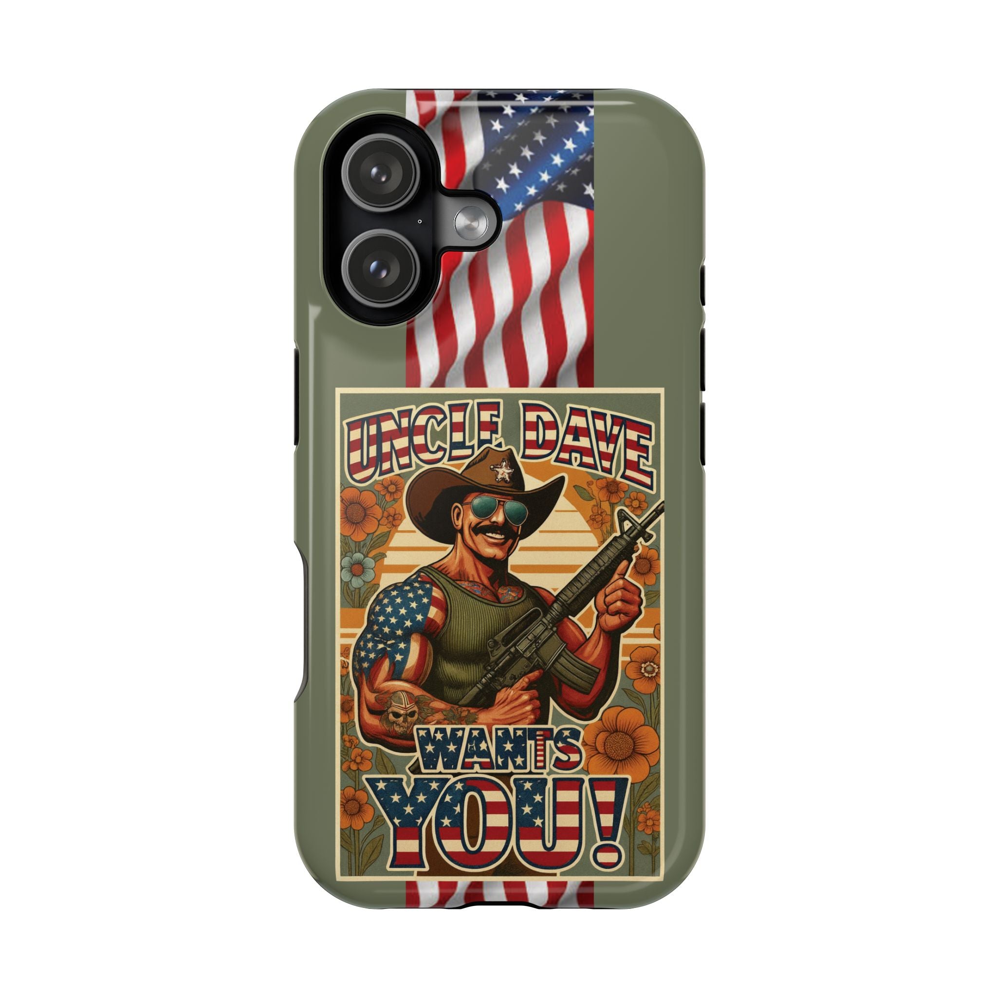 Uncle Dave Wants You! - Magnetic Impact‑Resistant Phone Case  iPhone 13-17 / Samsung S26  MagSafe Compatible