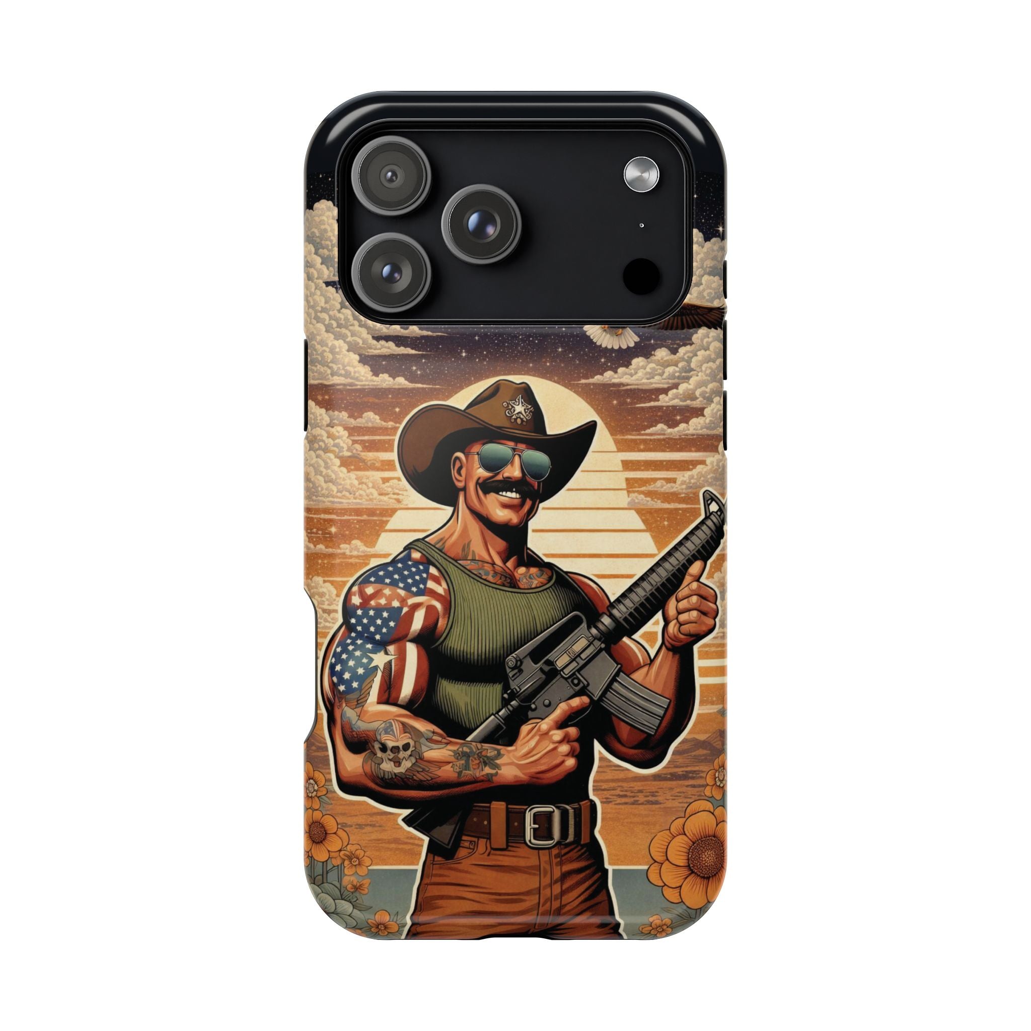 Uncle Dave AR-15 - Magnetic Impact‑Resistant Phone Case  iPhone 13-17 / Samsung S26  MagSafe Compatible