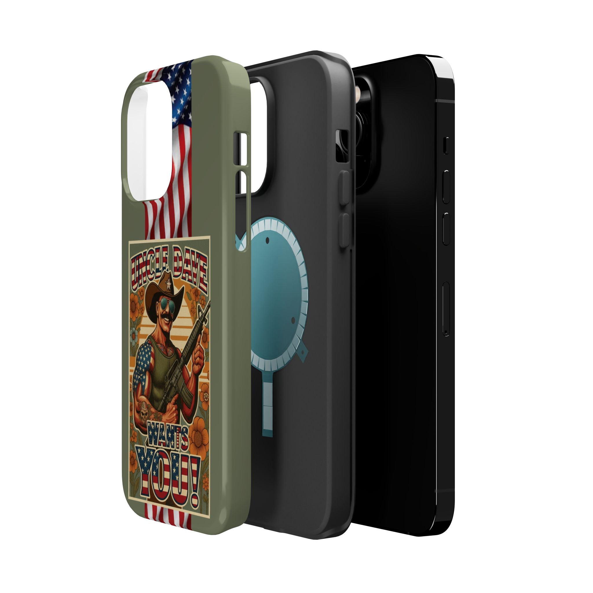 Uncle Dave Wants You! - Magnetic Impact‑Resistant Phone Case  iPhone 13-17 / Samsung S26  MagSafe Compatible
