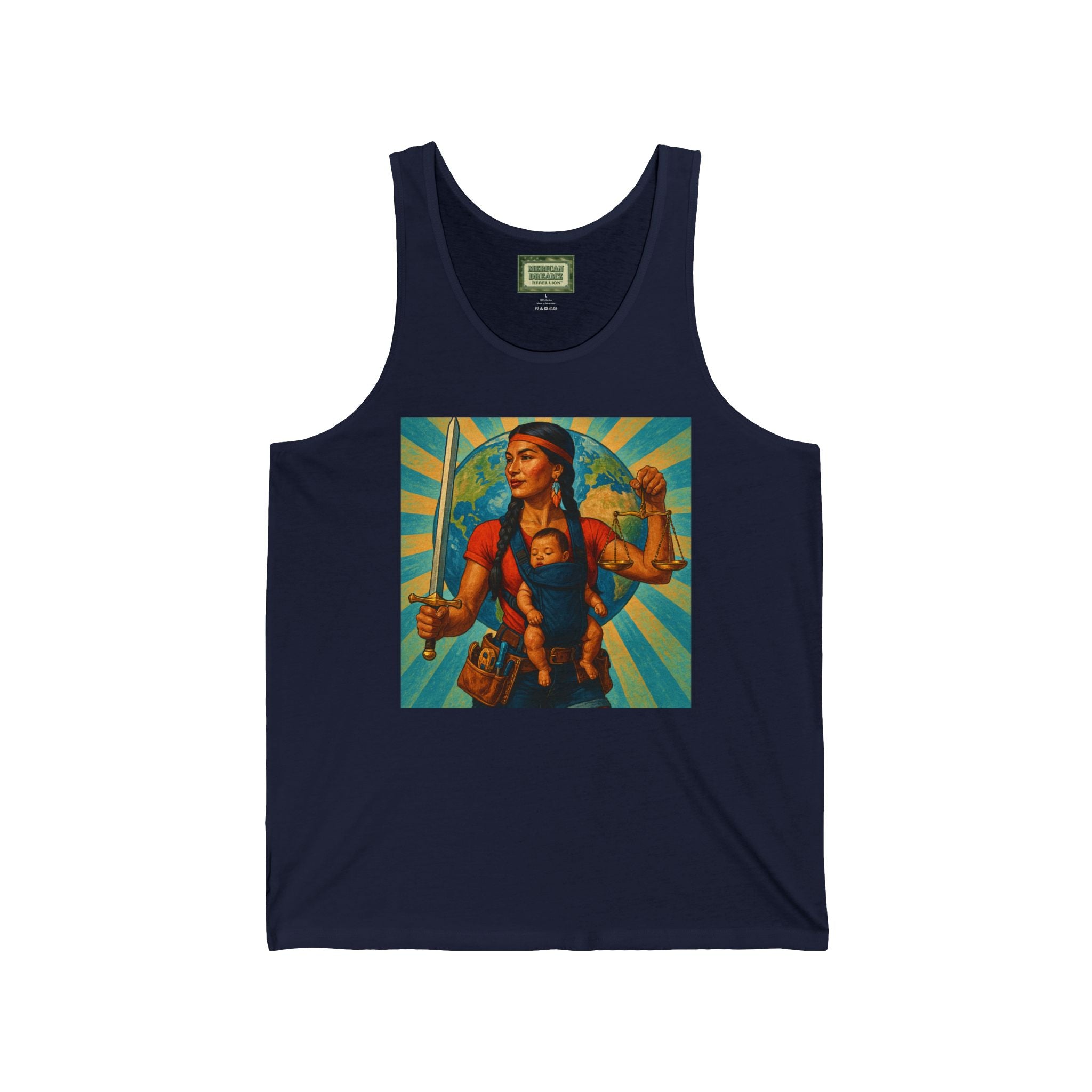 Super Momz Tank Top – Motherhood Superhero Graphic Tank -10