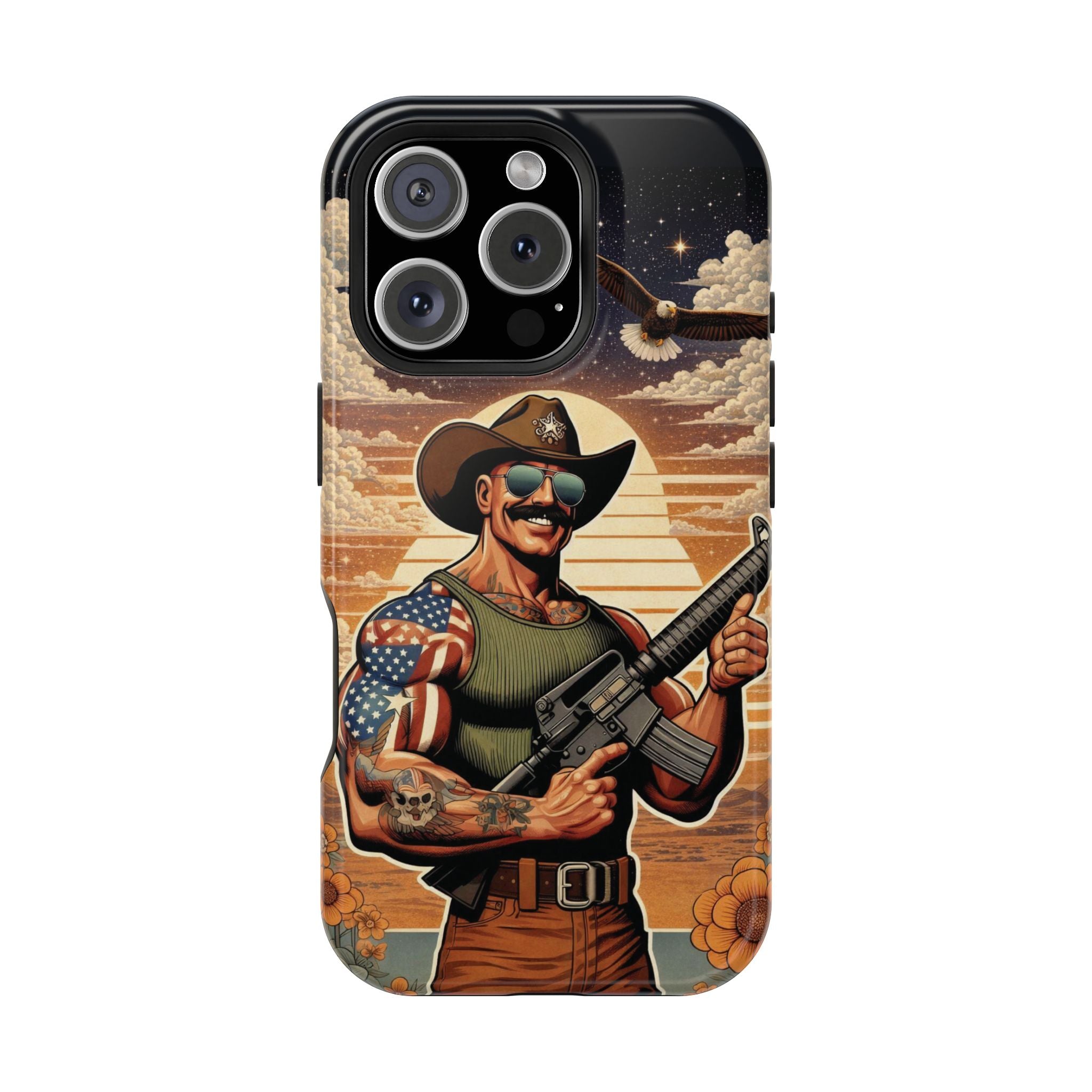 Uncle Dave AR-15 - Magnetic Impact‑Resistant Phone Case  iPhone 13-17 / Samsung S26  MagSafe Compatible