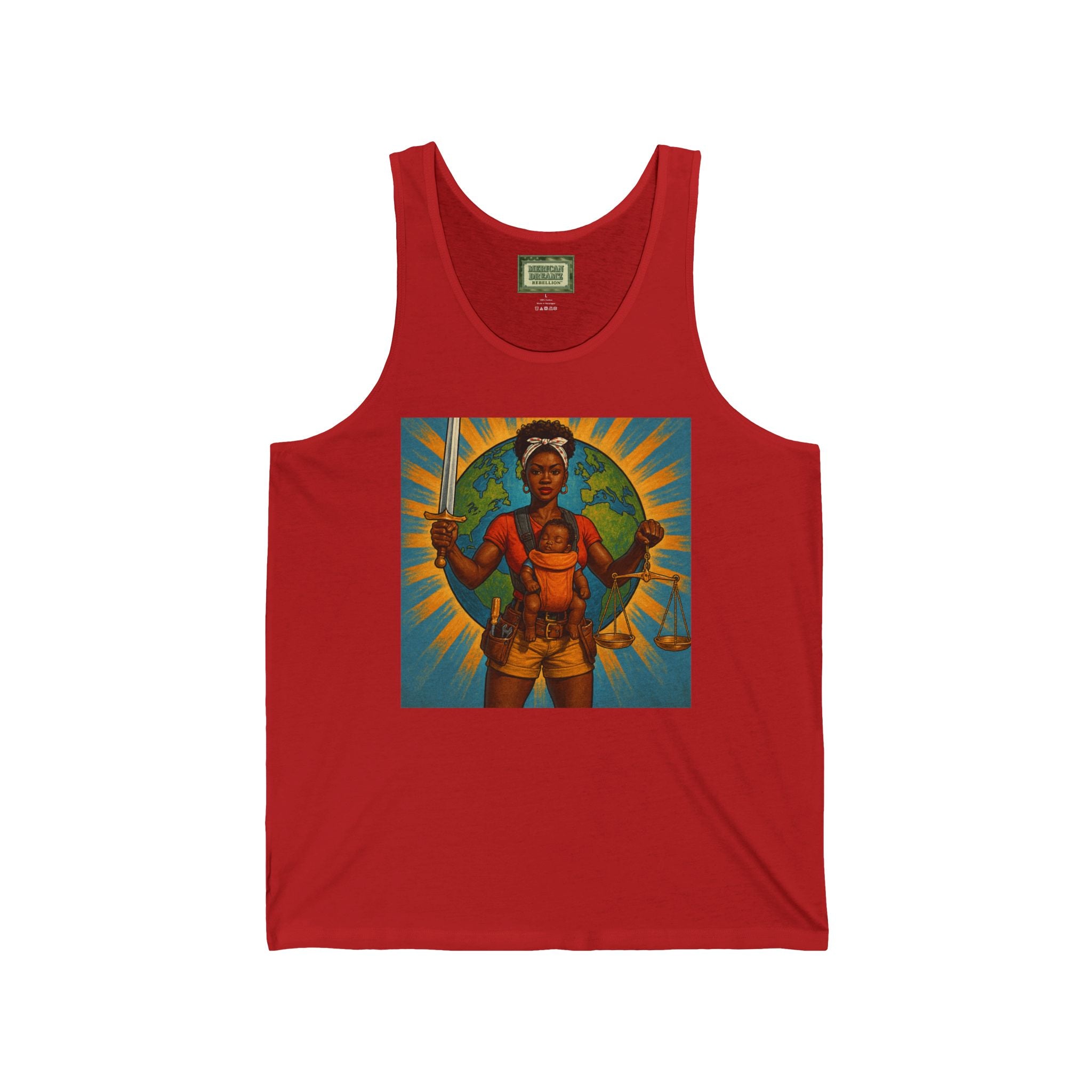 Super Momz Tank Top – Motherhood Superhero Graphic Tank -08