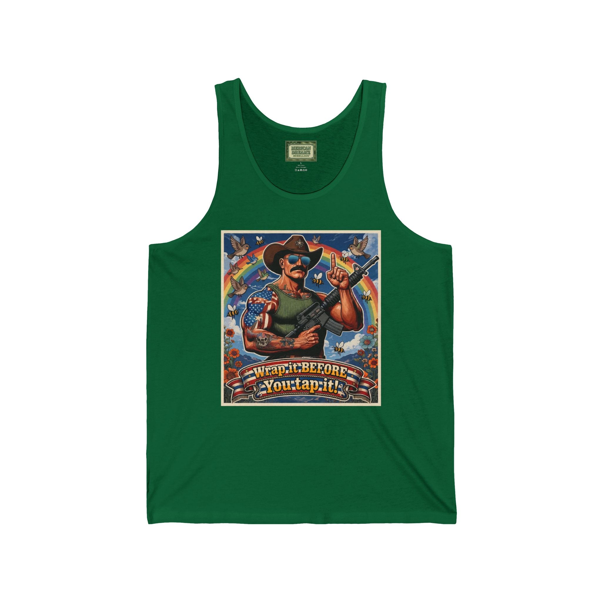 MERICAN UNCLE - Graphic Tank Top - Dating Advice - 1
