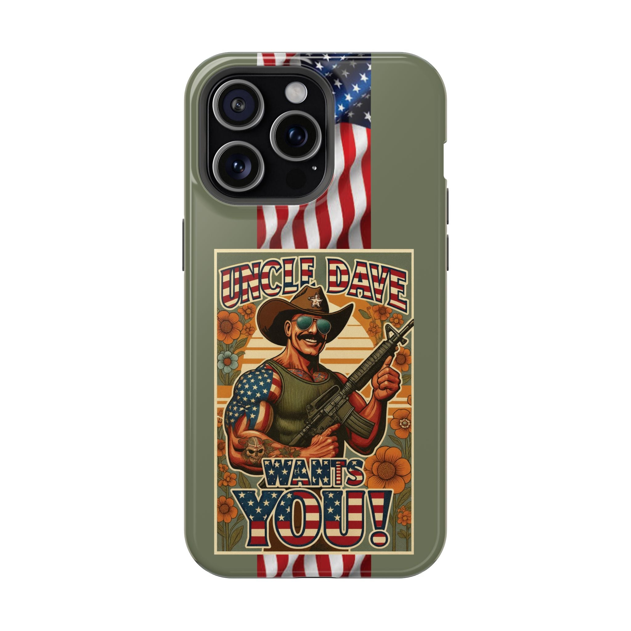 Uncle Dave Wants You! - Magnetic Impact‑Resistant Phone Case  iPhone 13-17 / Samsung S26  MagSafe Compatible