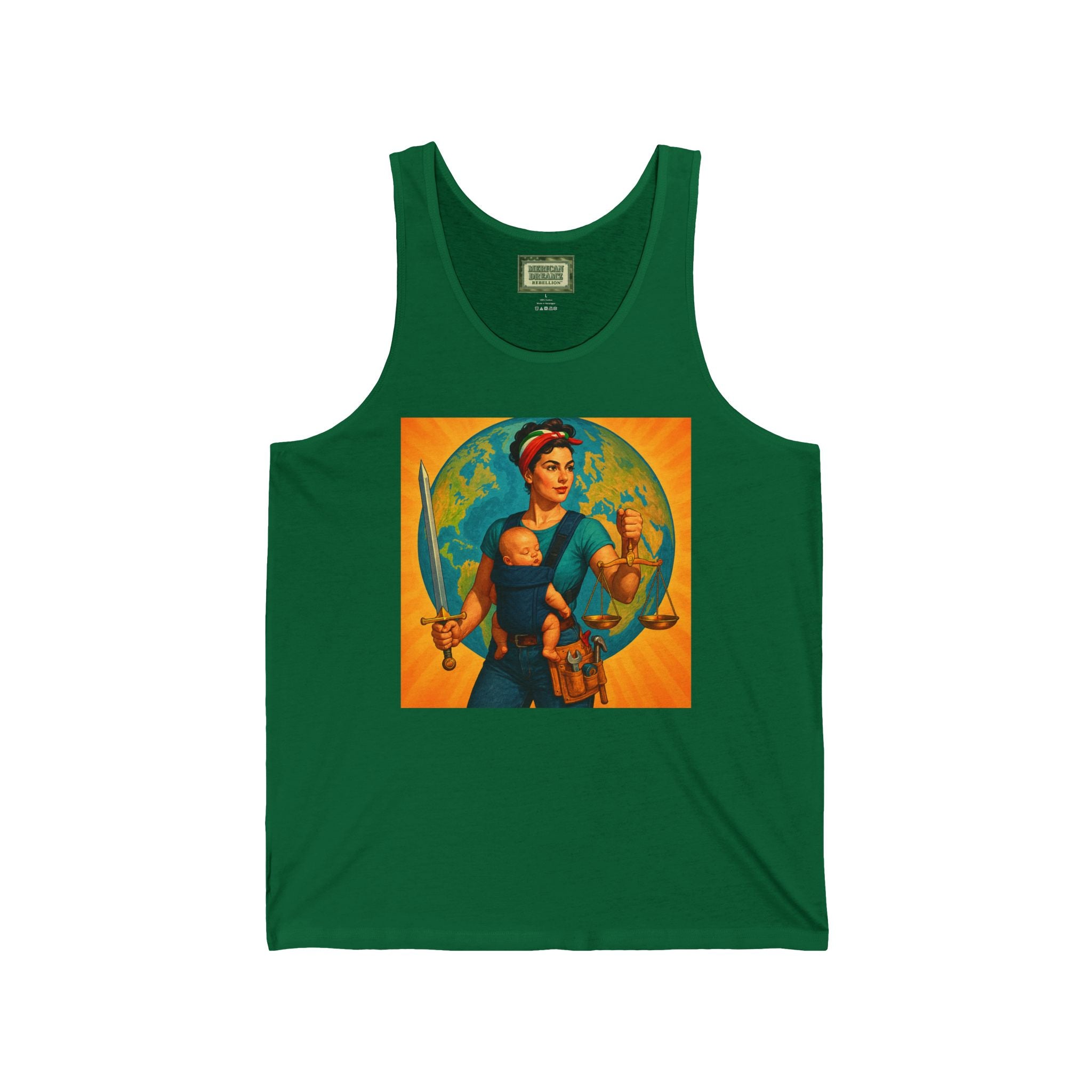 Super Momz Tank Top – Motherhood Superhero Graphic Tank -15