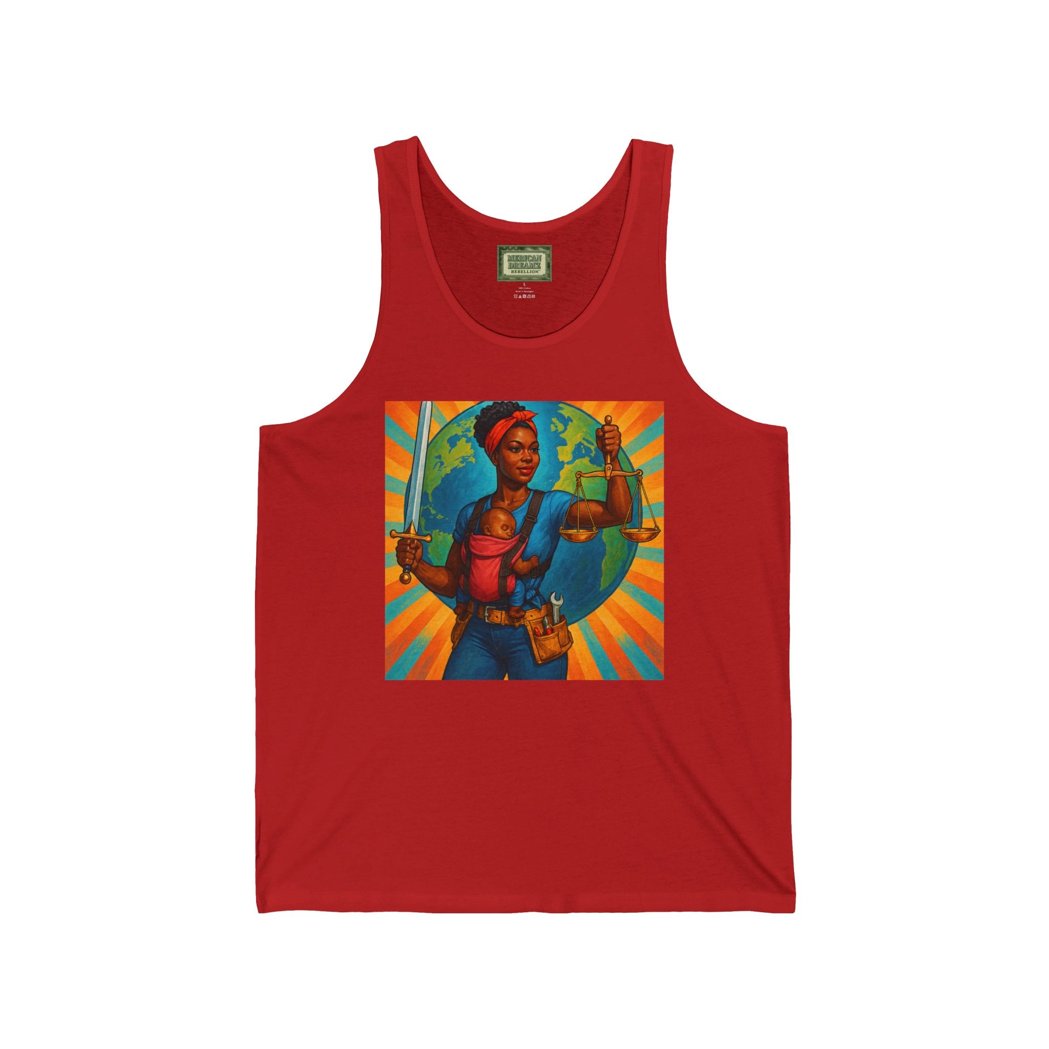 Super Momz Tank Top – Motherhood Superhero Graphic Tank -12