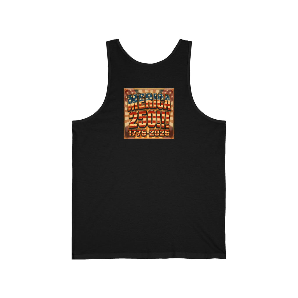 MERICAN DREAMZ REBELLION – MERICA 250!!! Tank Top – 250 Years of Freedom 1776-2026 Graphic Tank-#1