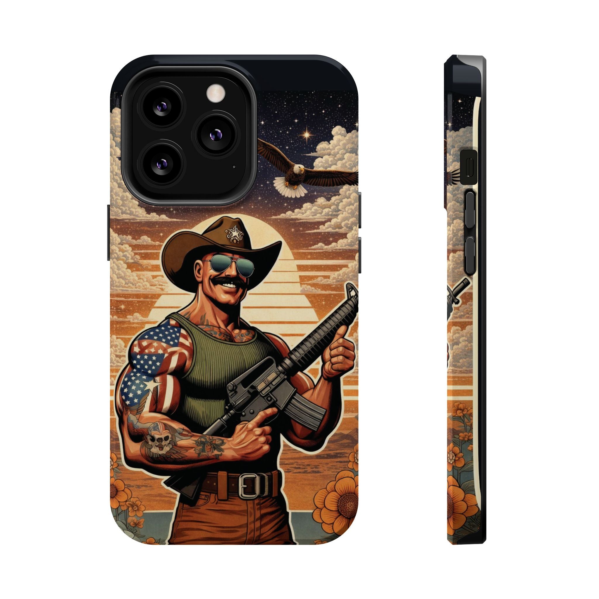 Uncle Dave AR-15 - Magnetic Impact‑Resistant Phone Case  iPhone 13-17 / Samsung S26  MagSafe Compatible