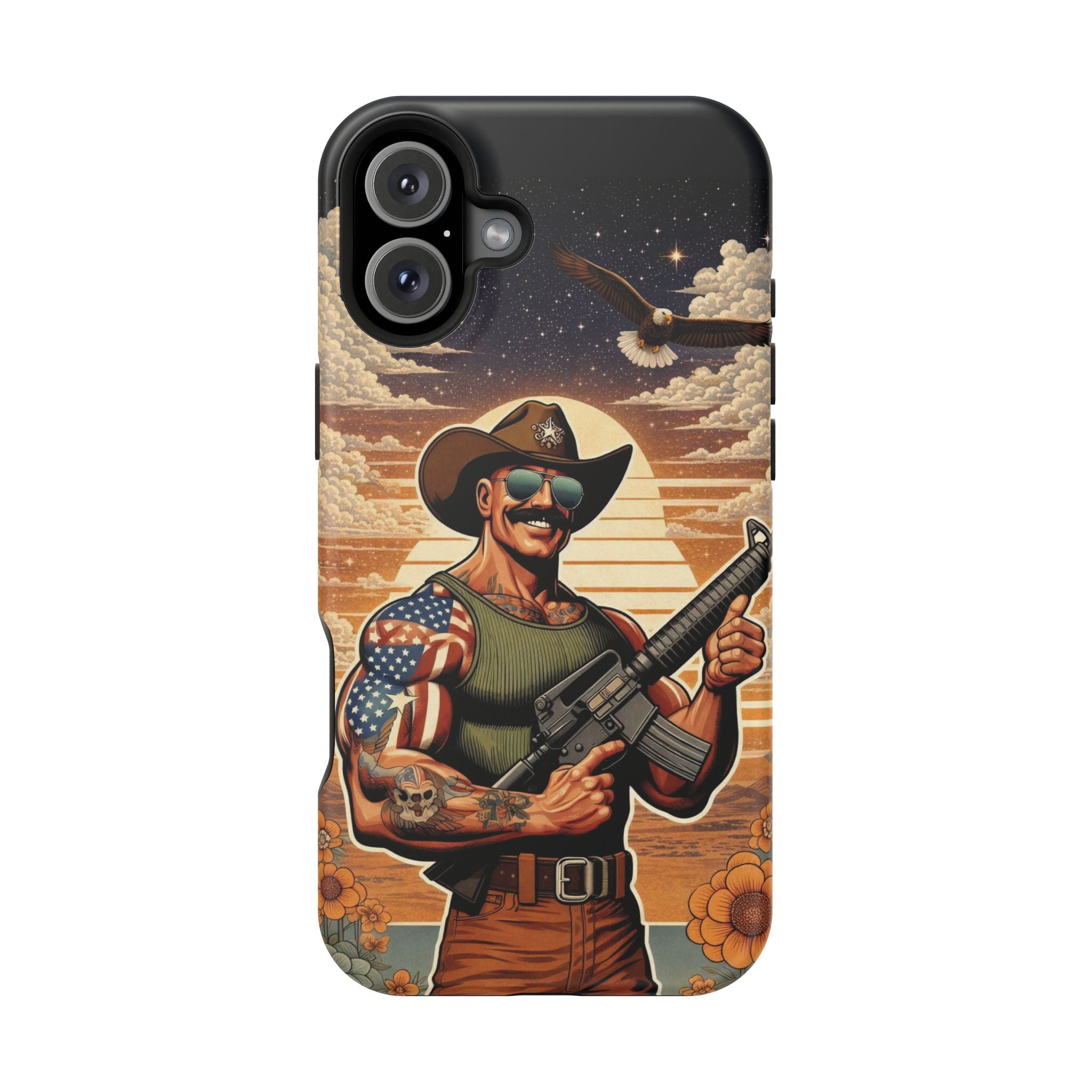 Uncle Dave AR-15 - Magnetic Impact‑Resistant Phone Case  iPhone 13-17 / Samsung S26  MagSafe Compatible