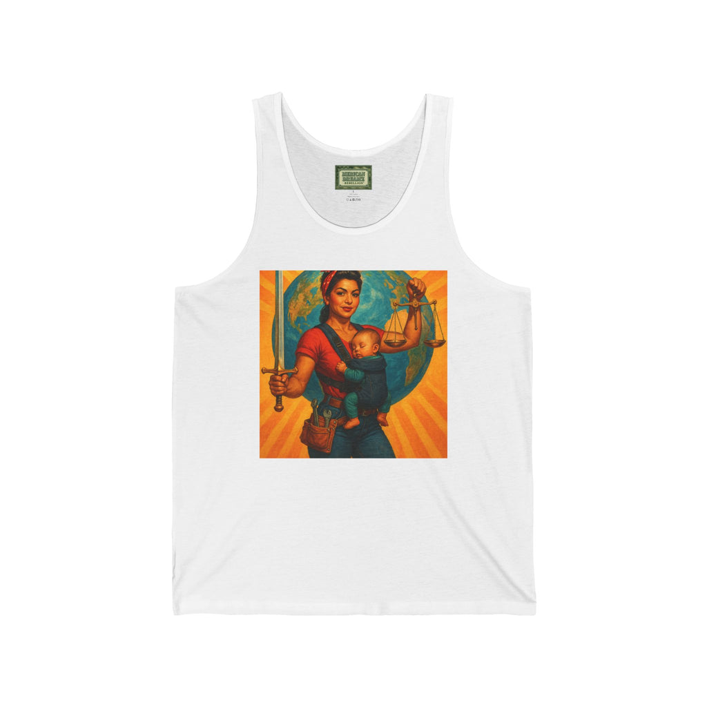 Super Momz Tank Top – Motherhood Superhero Graphic Tank -05