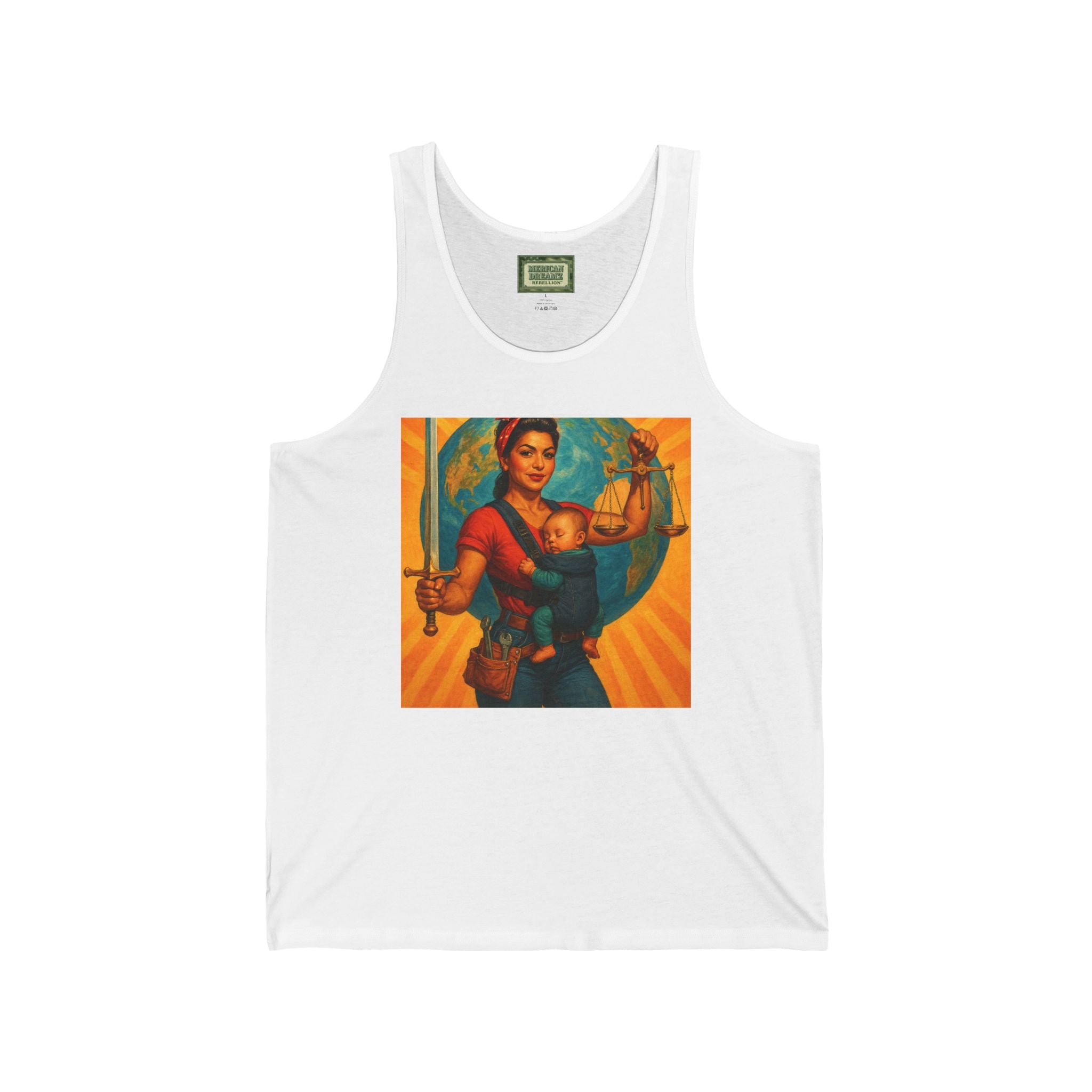 Super Momz Tank Top – Motherhood Superhero Graphic Tank -05