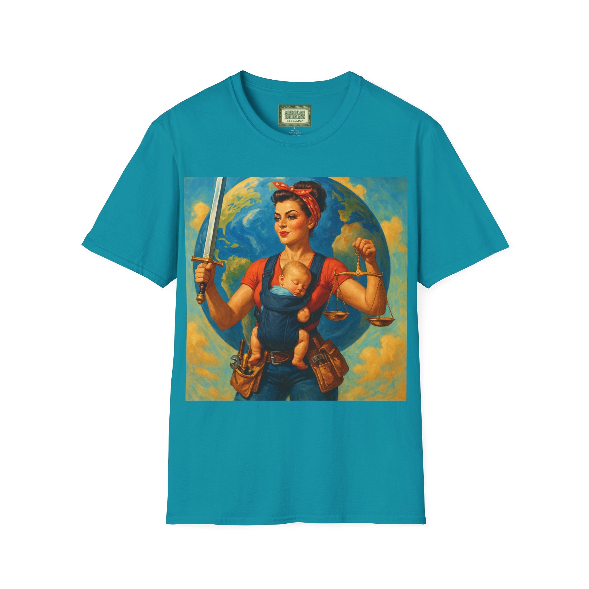 Super Momz T‑Shirt – Motherhood Super Hero Graphic Tee -3