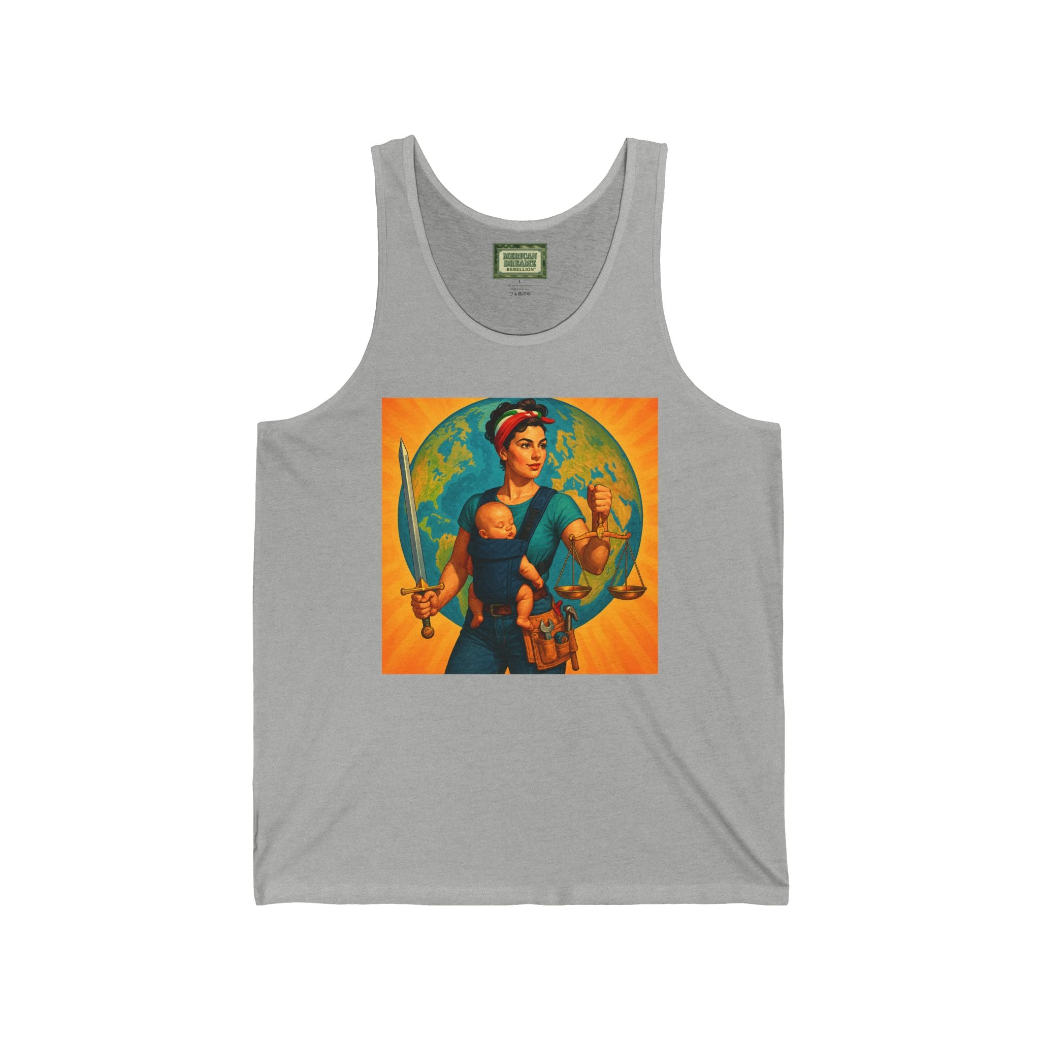 Super Momz Tank Top – Motherhood Superhero Graphic Tank -15