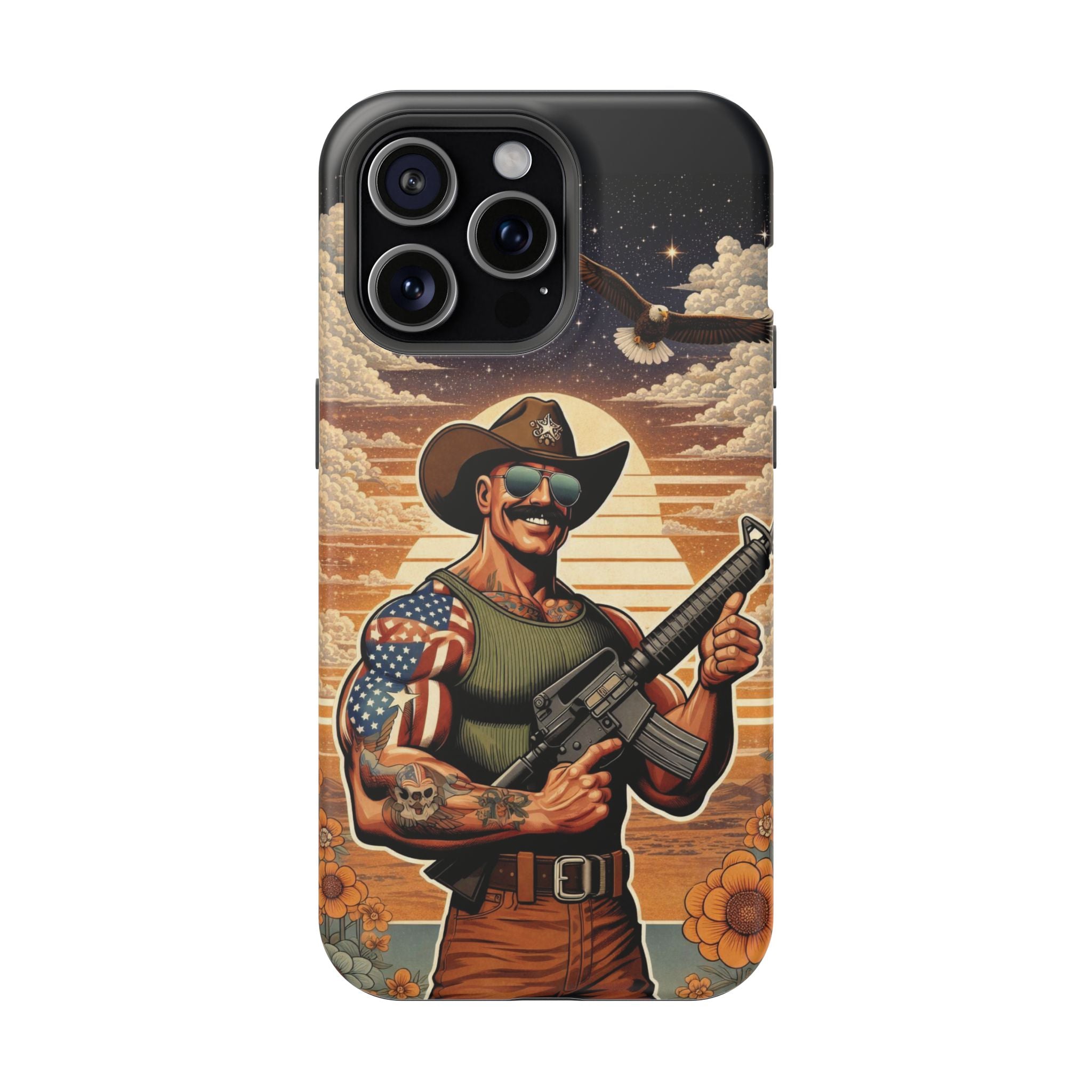 Uncle Dave AR-15 - Magnetic Impact‑Resistant Phone Case  iPhone 13-17 / Samsung S26  MagSafe Compatible