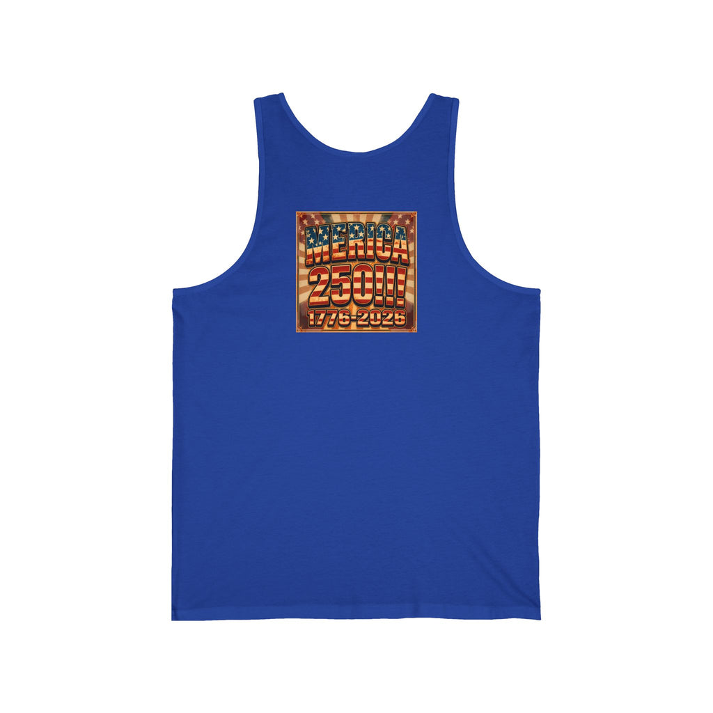 MERICAN DREAMZ REBELLION – MERICA 250!!! Tank Top – 250 Years of Freedom 1776-2026 Graphic Tank-#1