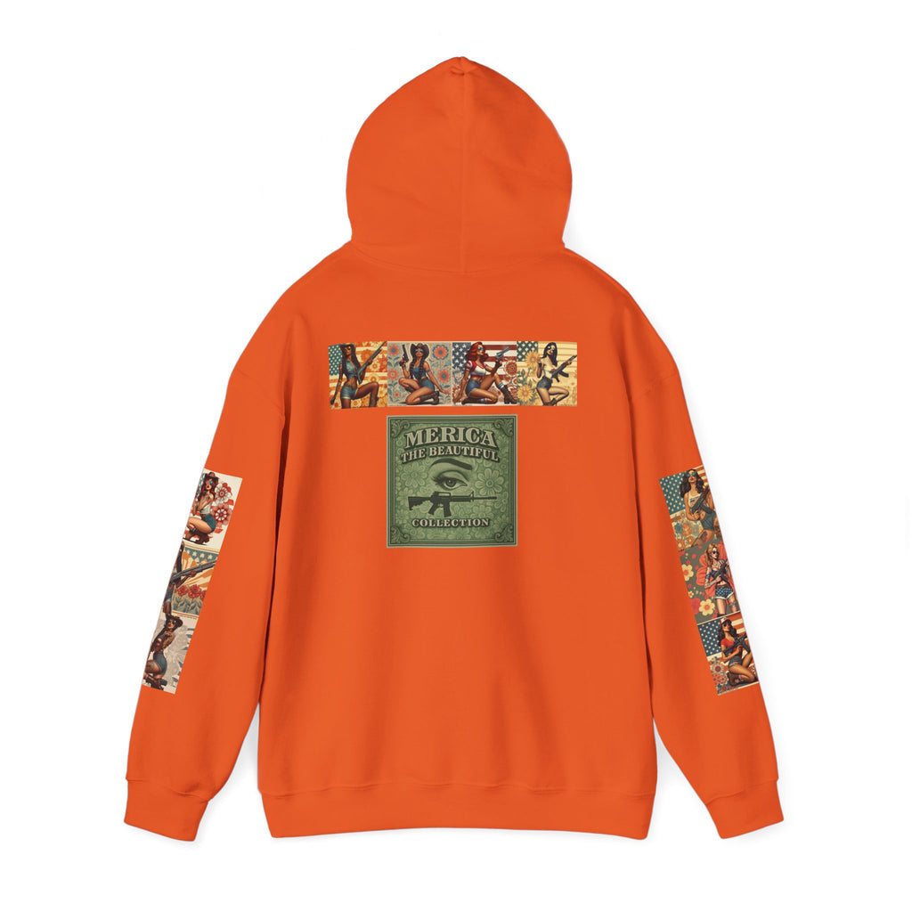 Patriotic 'Uncle Dave Wants You' Hoodie — Gunslinger Girls Rifle Retro Illustration (US Only)