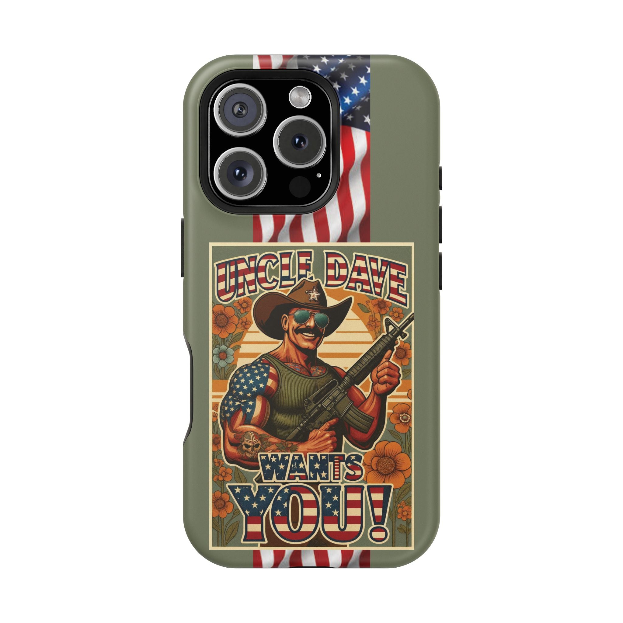Uncle Dave Wants You! - Magnetic Impact‑Resistant Phone Case  iPhone 13-17 / Samsung S26  MagSafe Compatible