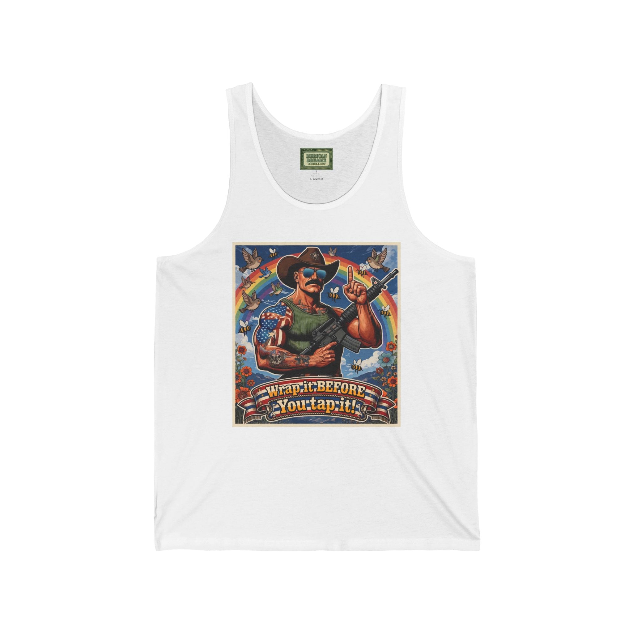 MERICAN UNCLE - Graphic Tank Top - Dating Advice - 1