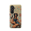 Americana 9mm Pinup Girl - Magnetic Impact‑Resistant Phone Case  iPhone 13-17 / Samsung S26  MagSafe Compatible