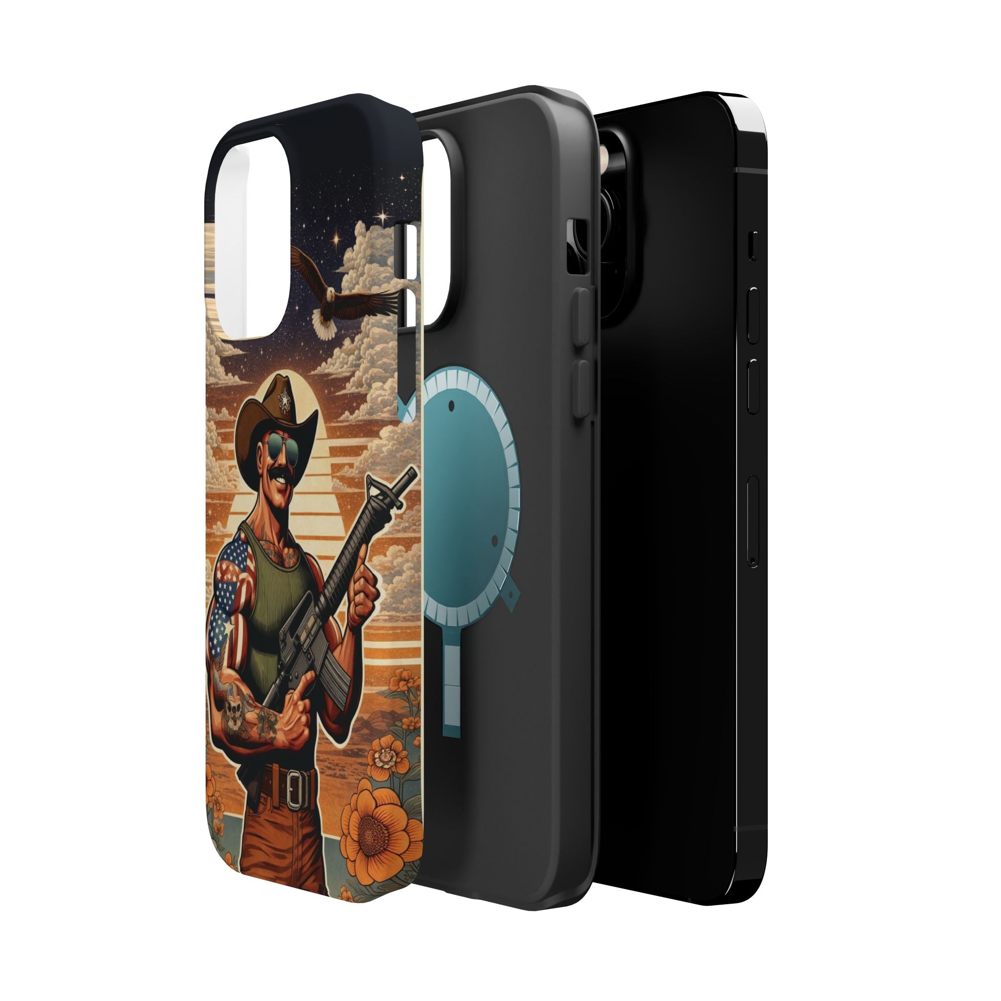 Uncle Dave AR-15 - Magnetic Impact‑Resistant Phone Case  iPhone 13-17 / Samsung S26  MagSafe Compatible