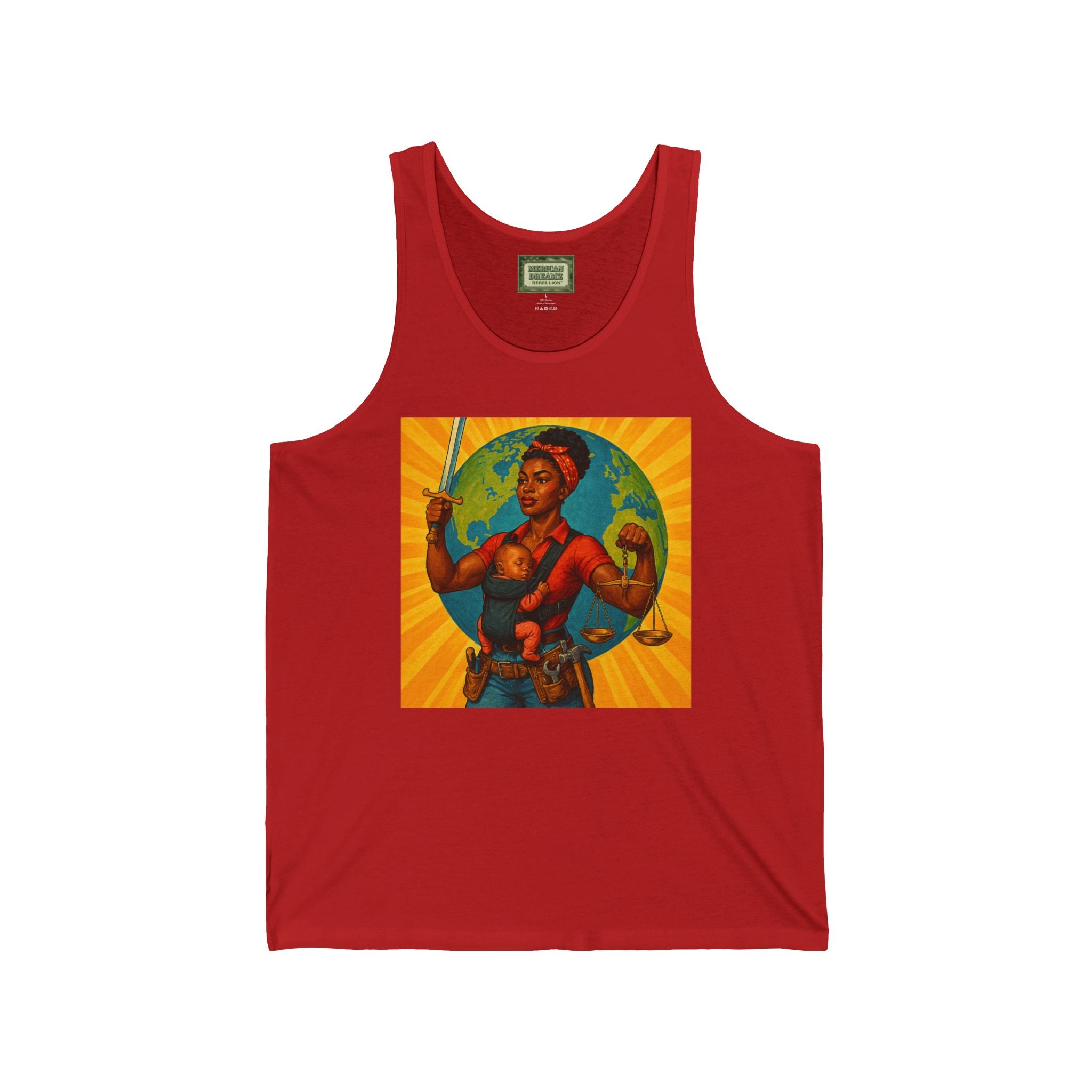 Super Momz Tank Top – Motherhood Superhero Graphic Tank -04
