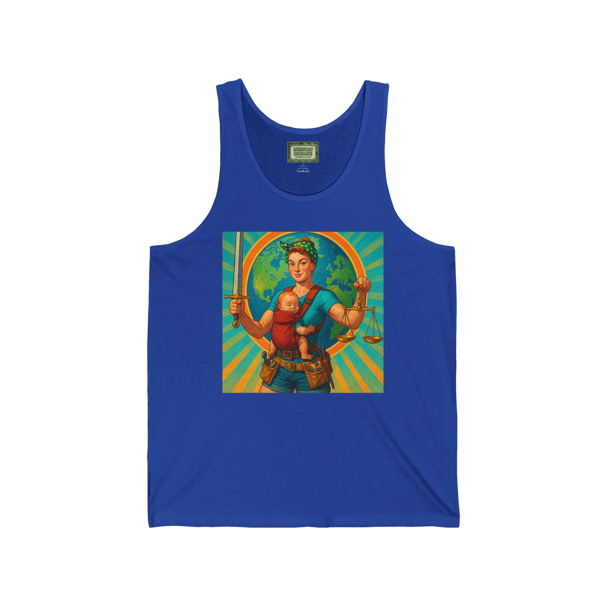 Super Momz Tank Top – Motherhood Superhero Graphic Tank -14