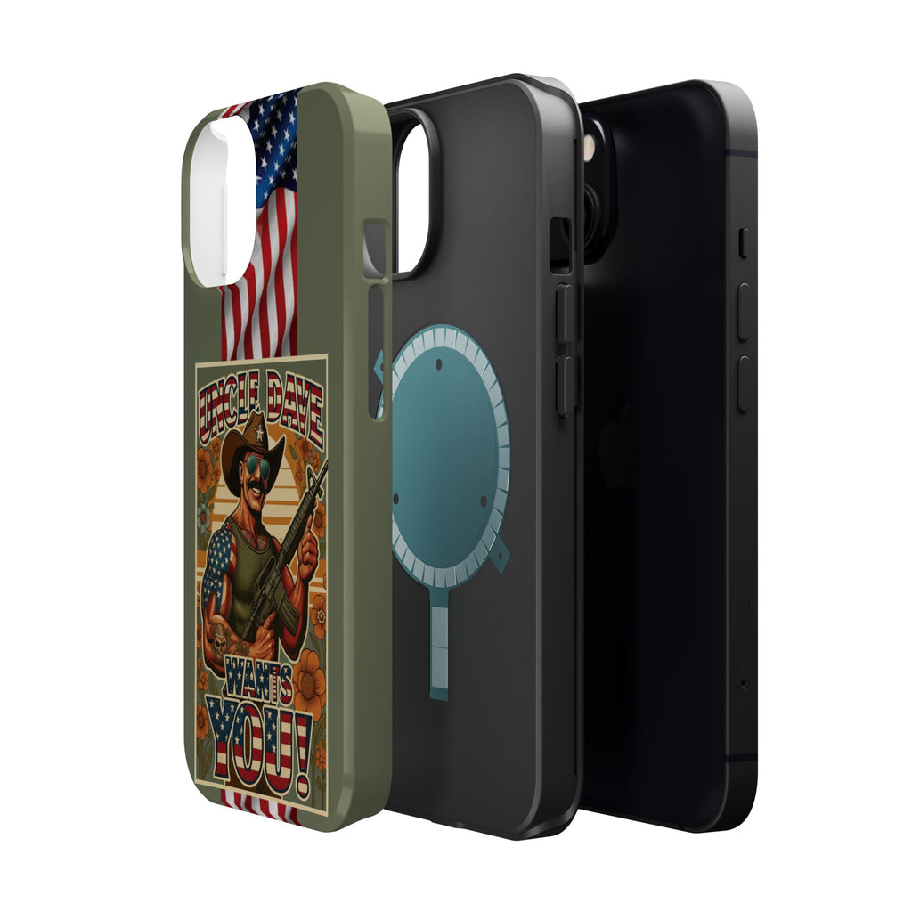 Uncle Dave Wants You! - Magnetic Impact‑Resistant Phone Case  iPhone 13-17 / Samsung S26  MagSafe Compatible
