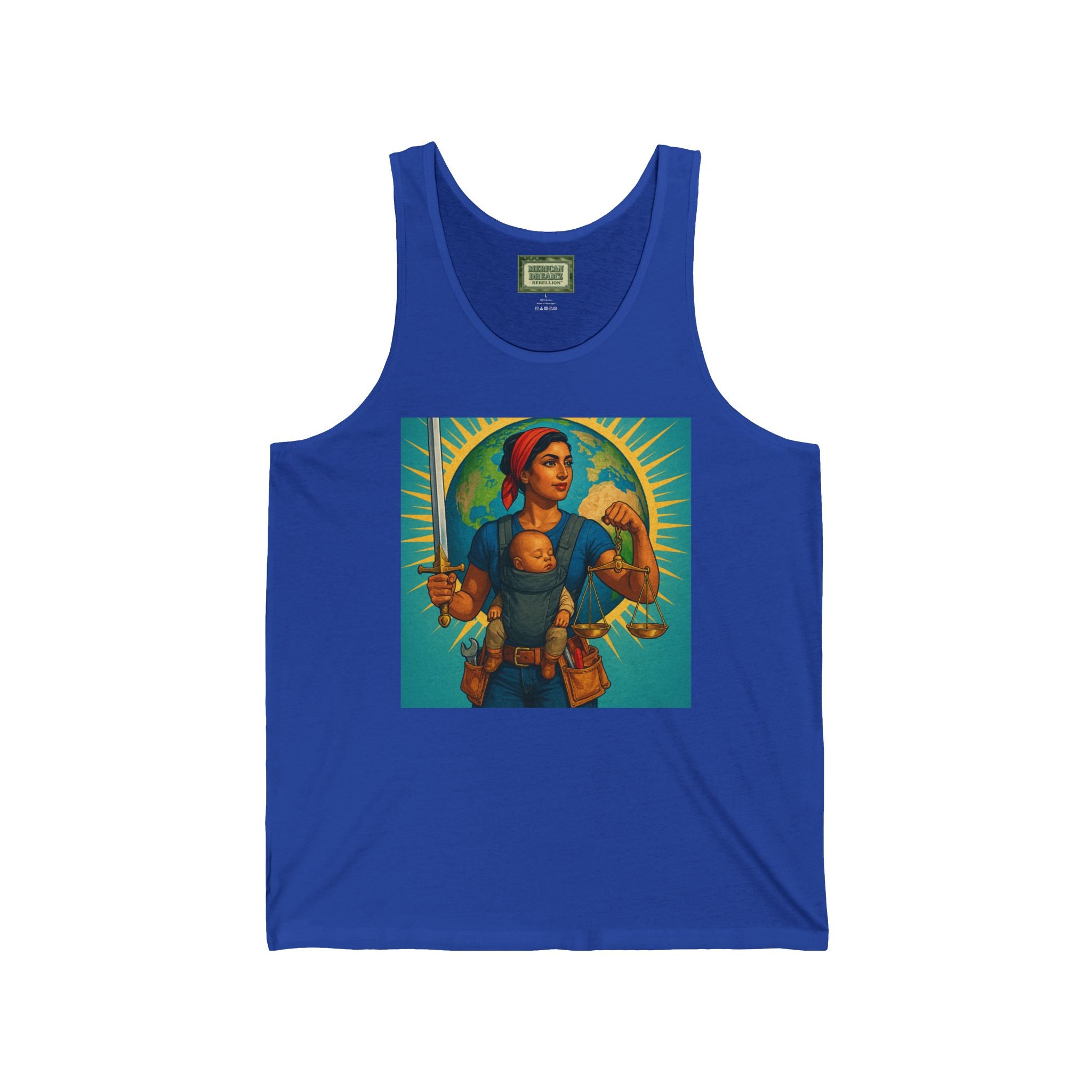 Super Momz Tank Top – Motherhood Superhero Graphic Tank -11