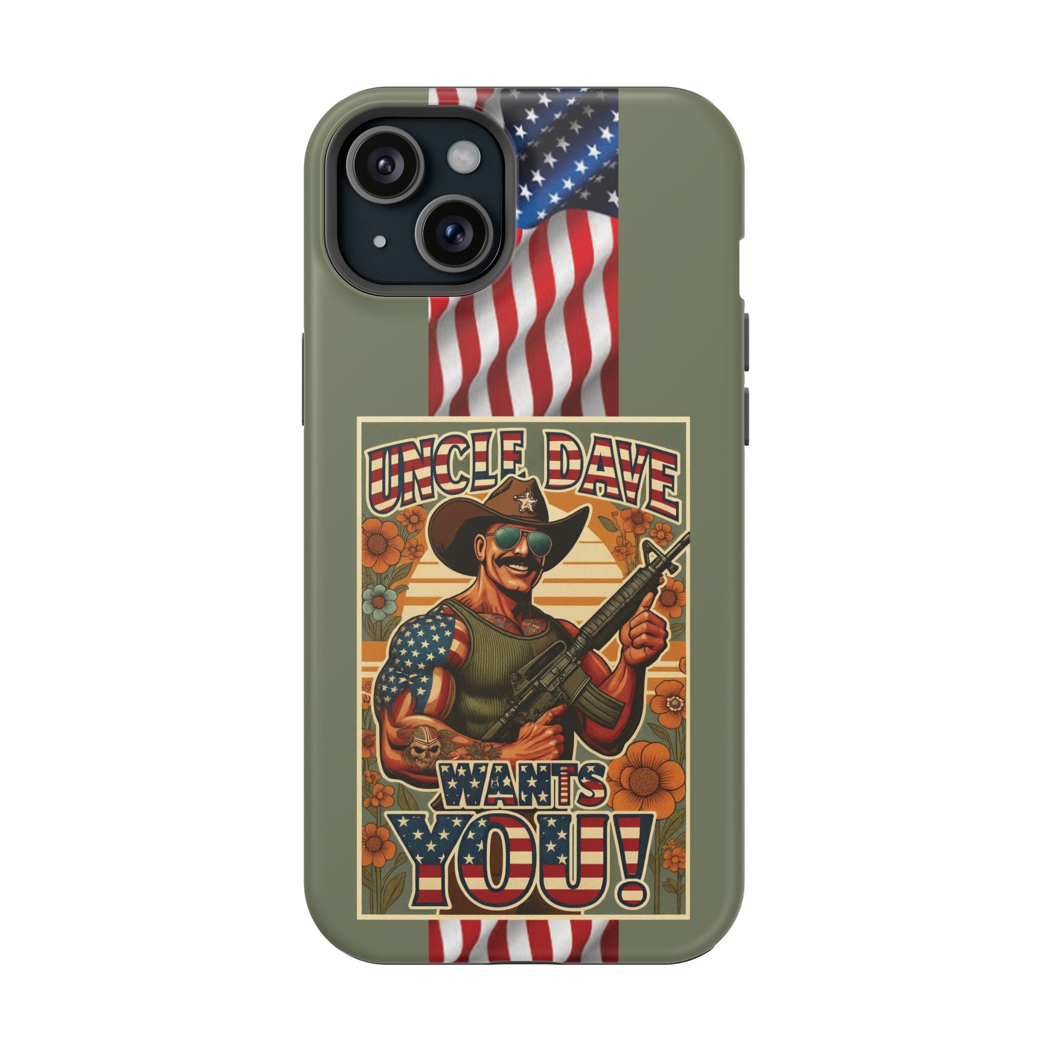 Uncle Dave Wants You! - Magnetic Impact‑Resistant Phone Case  iPhone 13-17 / Samsung S26  MagSafe Compatible