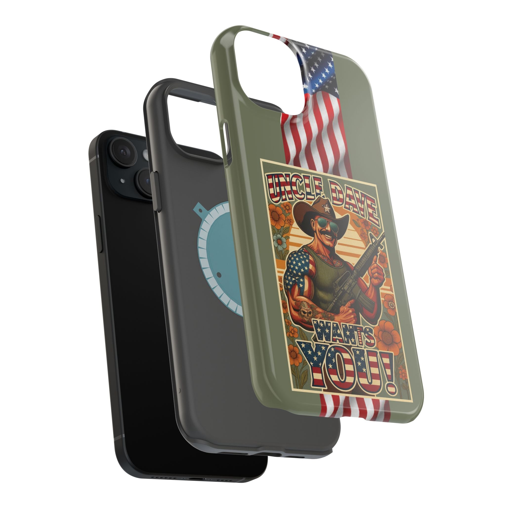 Uncle Dave Wants You! - Magnetic Impact‑Resistant Phone Case  iPhone 13-17 / Samsung S26  MagSafe Compatible
