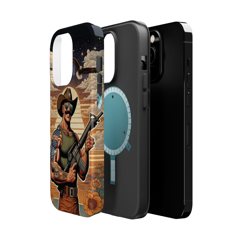 Uncle Dave AR-15 - Magnetic Impact‑Resistant Phone Case  iPhone 13-17 / Samsung S26  MagSafe Compatible