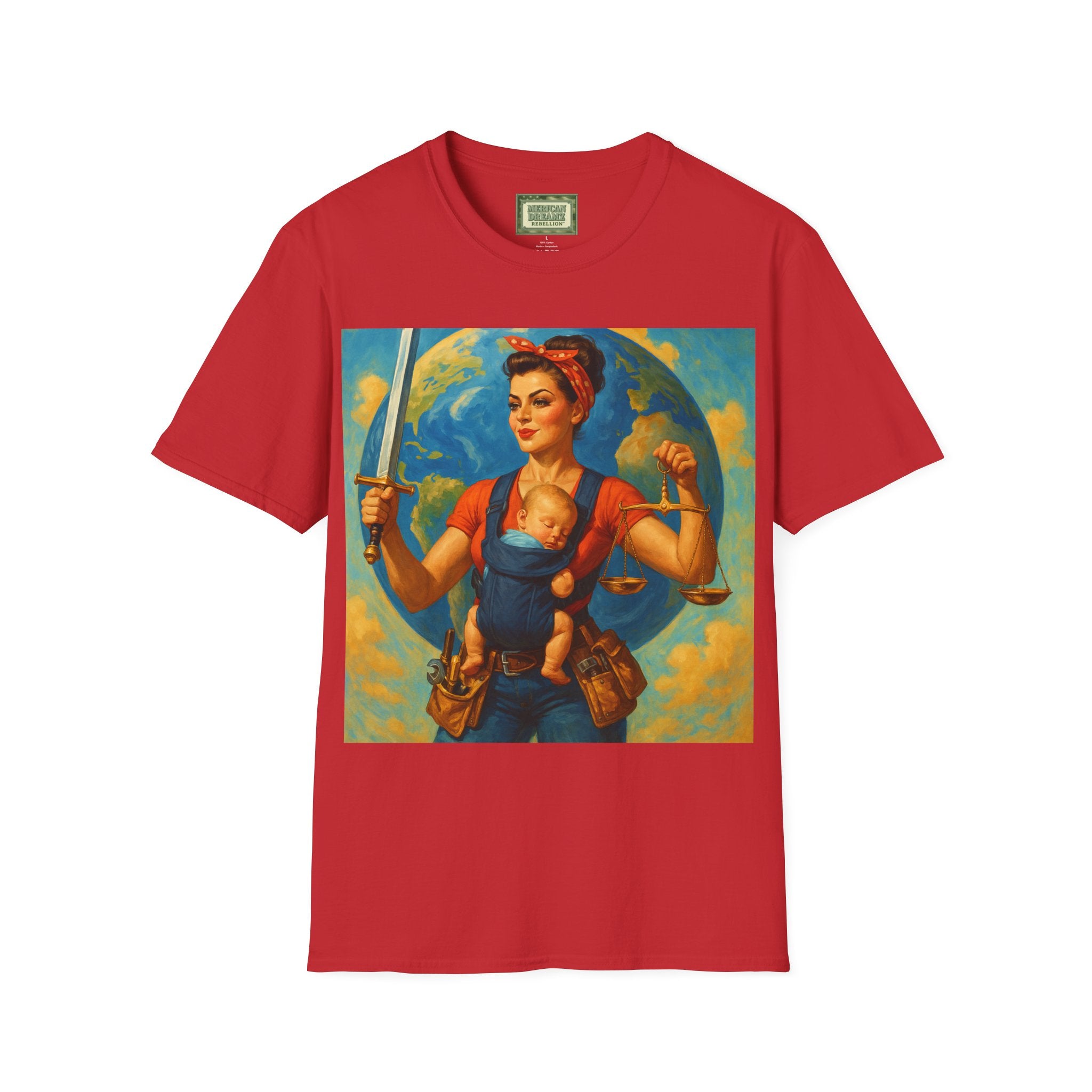 Super Momz T‑Shirt – Motherhood Super Hero Graphic Tee -3