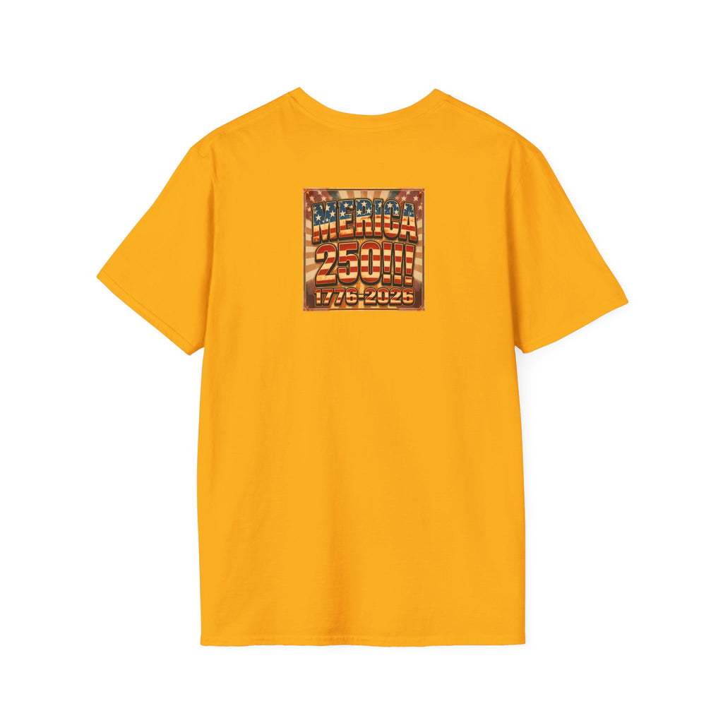 MERICAN DREAMZ REBELLION – MERICA 250!!!  Graphic T‑Shirt – 250 Years of Freedom 1776-2026 Graphic Tee-#3