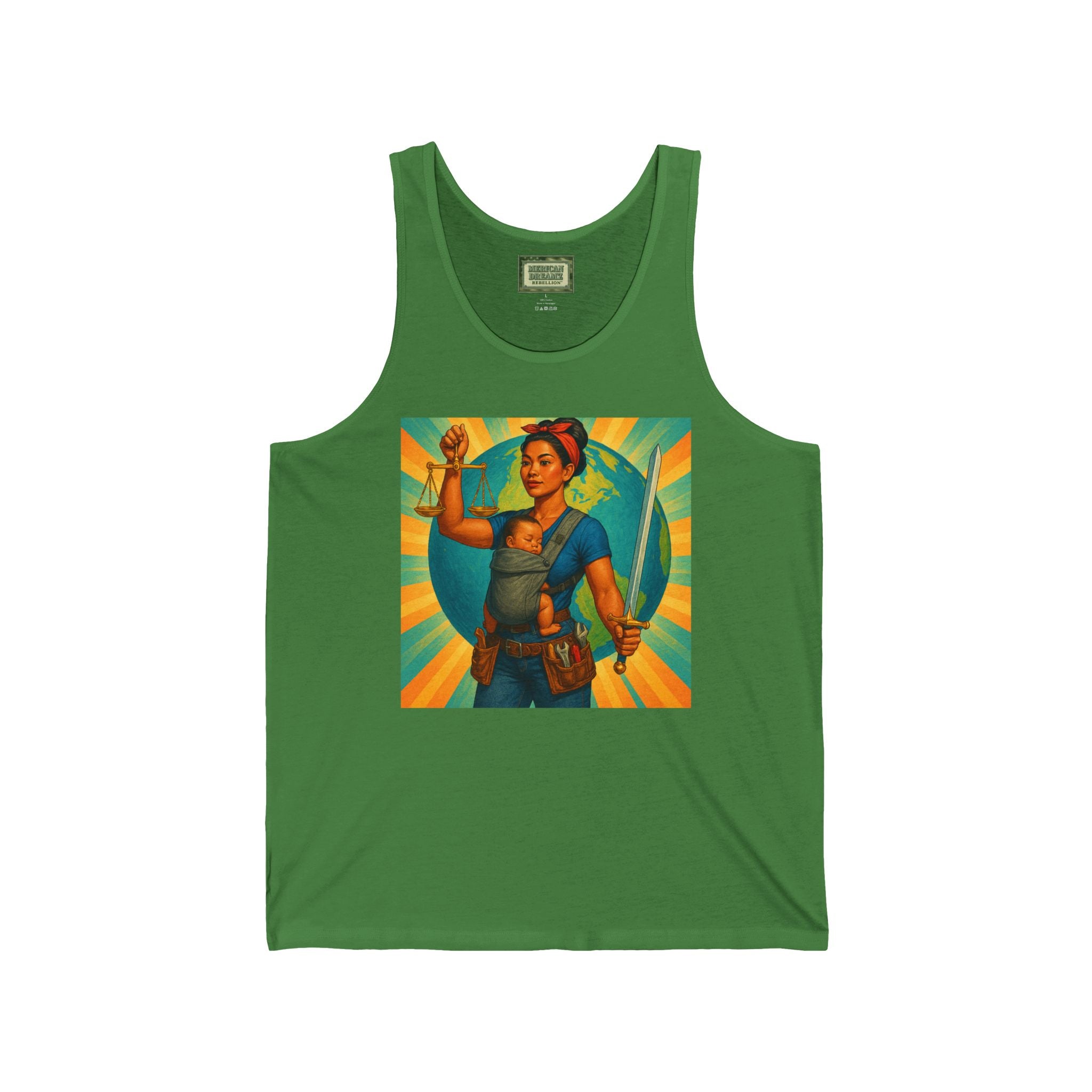 Super Momz Tank Top – Motherhood Superhero Graphic Tank -13