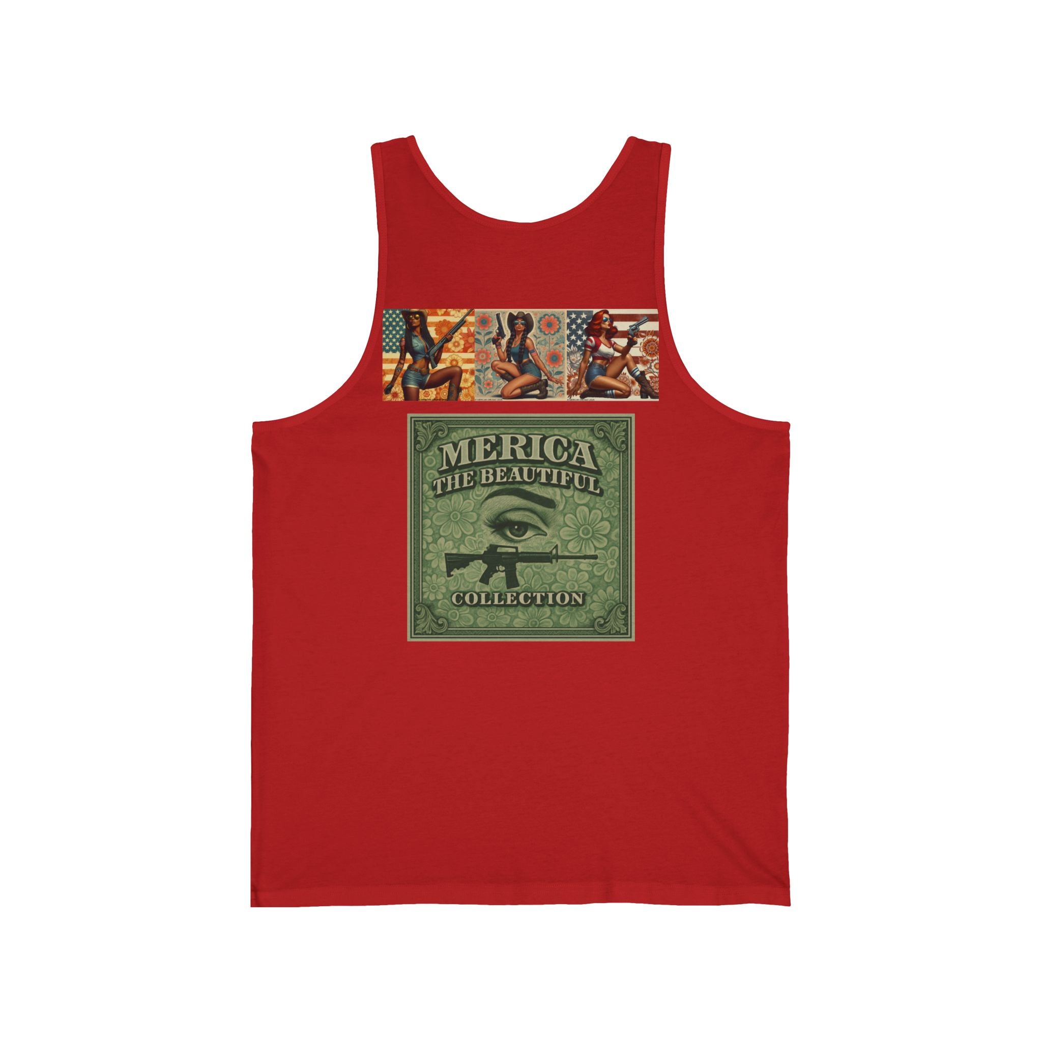 Uncle Dave Wants You AR-15 Tank Top — Gunslinger Pinup Back Print