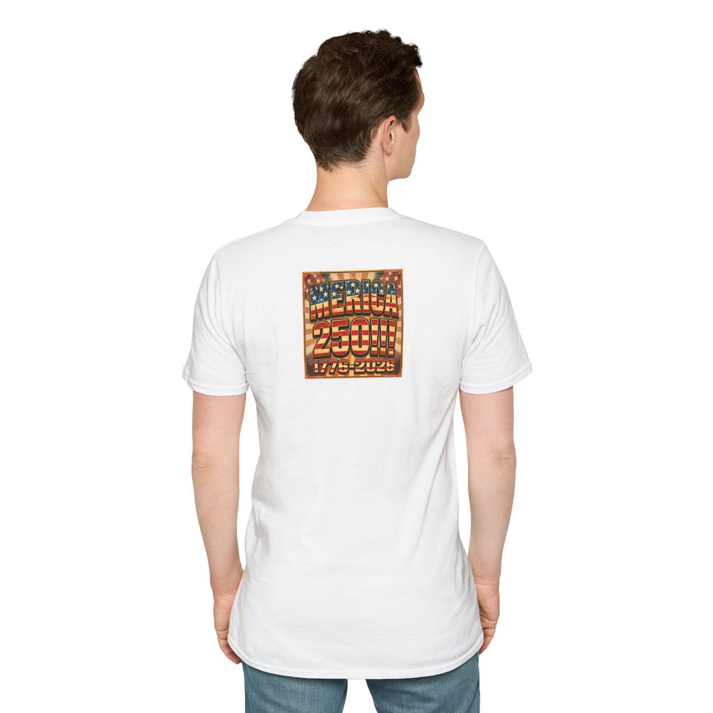 MERICAN DREAMZ REBELLION – MERICA 250!!!  Graphic T‑Shirt – 250 Years of Freedom 1776-2026 Graphic Tee-#3