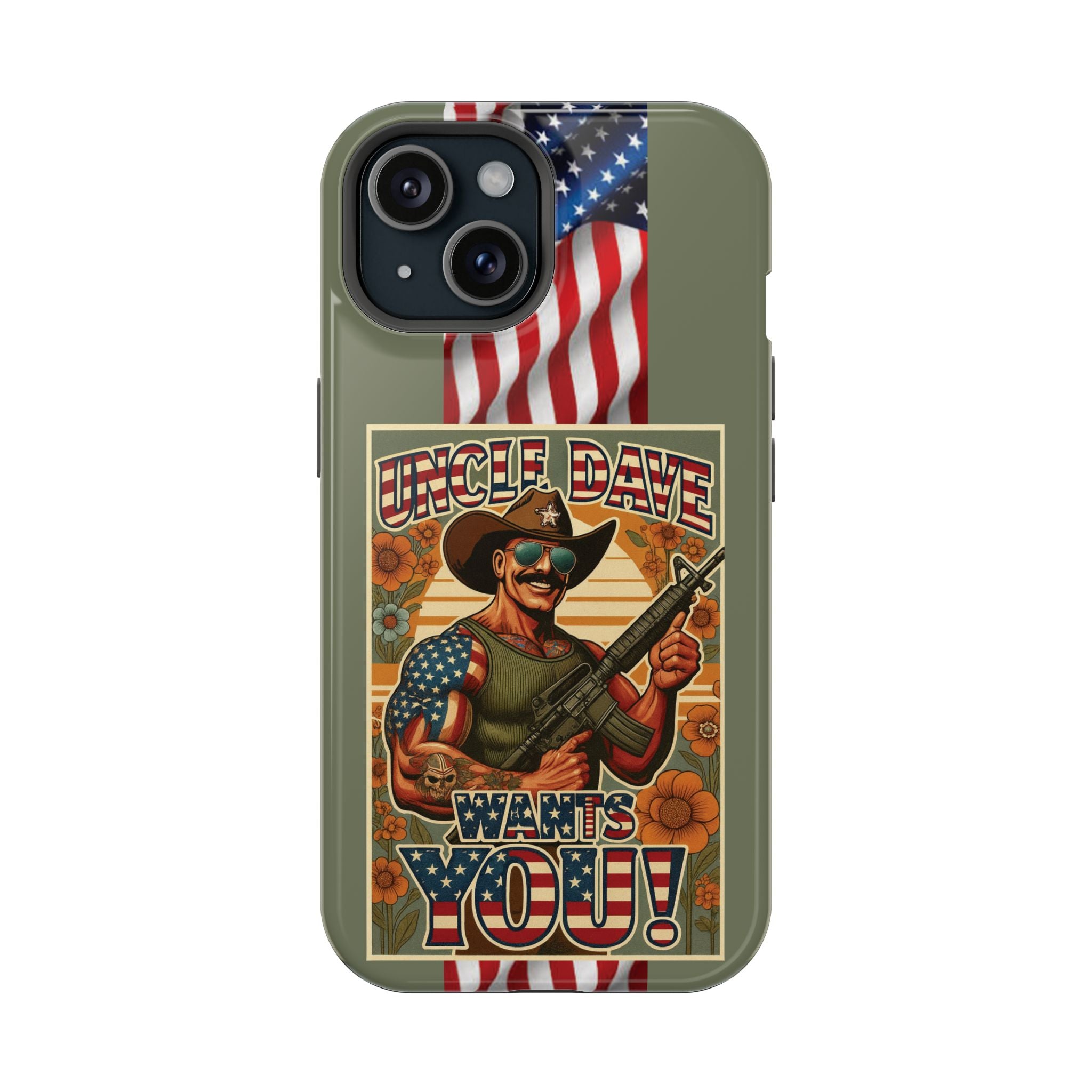 Uncle Dave Wants You! - Magnetic Impact‑Resistant Phone Case  iPhone 13-17 / Samsung S26  MagSafe Compatible
