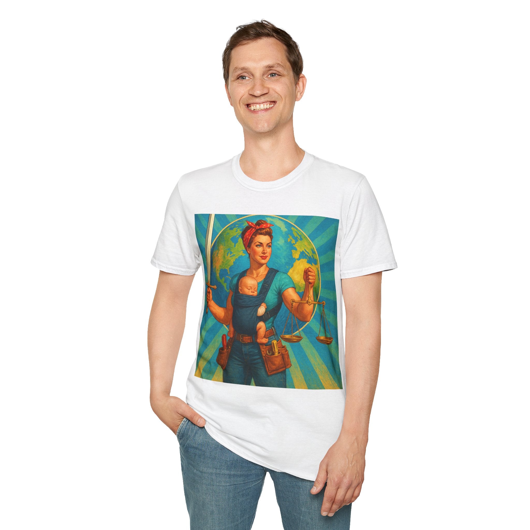 Super Momz T‑Shirt – Motherhood Super Hero Graphic Tee -16