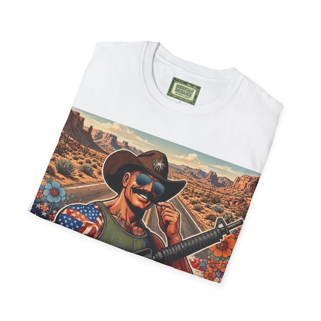 MERICAN UNCLE - Graphic T-Shirt - Mustache Rides - 1