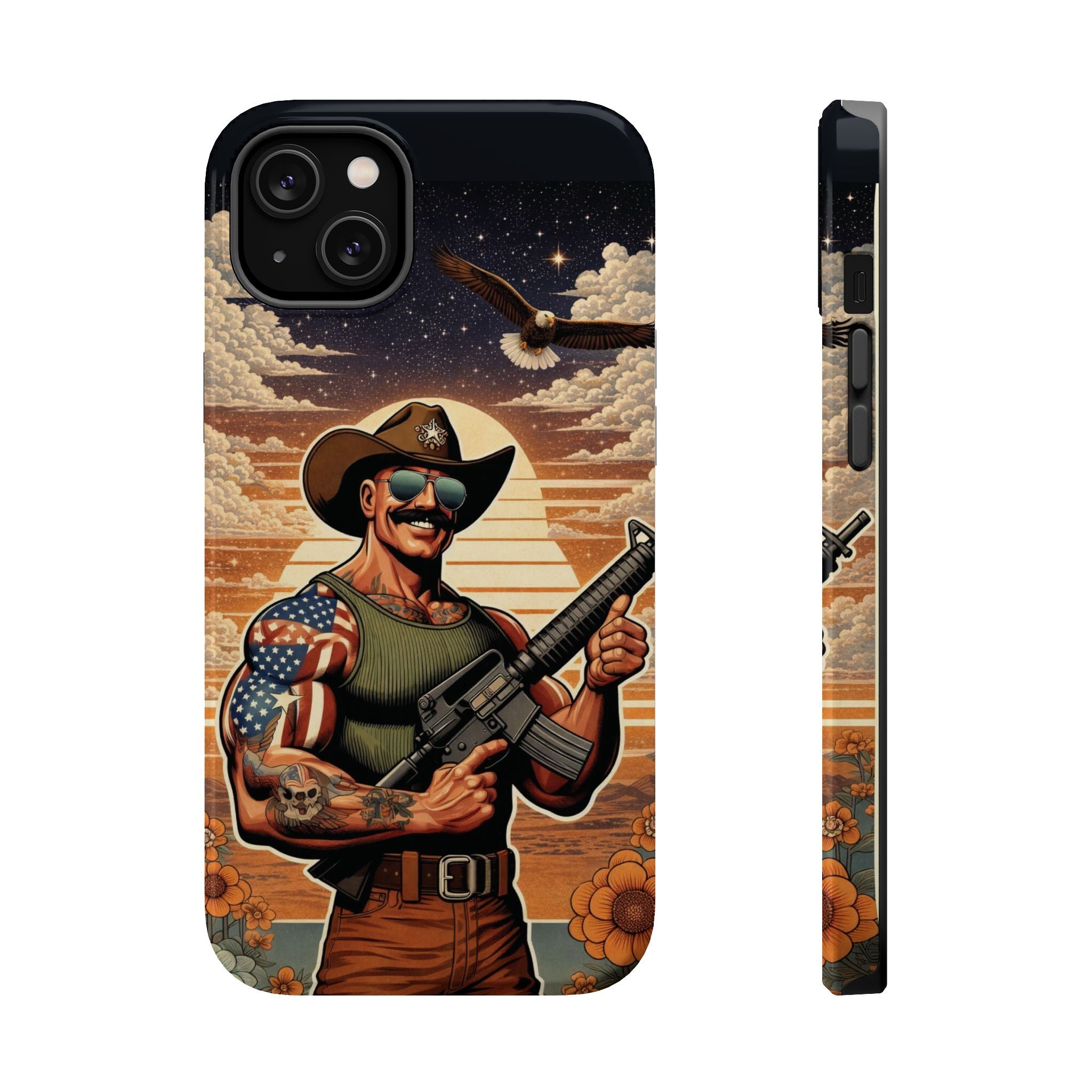 Uncle Dave AR-15 - Magnetic Impact‑Resistant Phone Case  iPhone 13-17 / Samsung S26  MagSafe Compatible