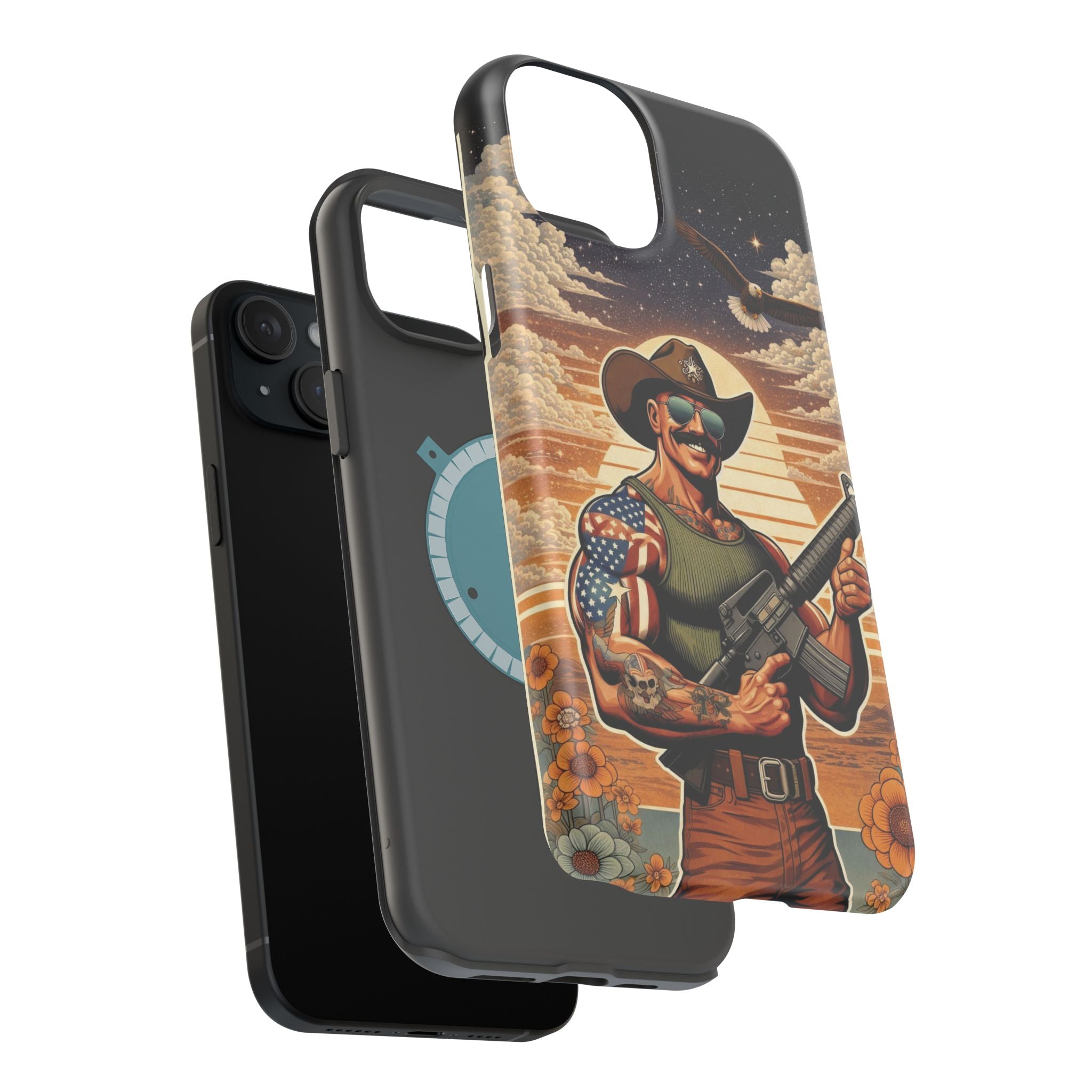 Uncle Dave AR-15 - Magnetic Impact‑Resistant Phone Case  iPhone 13-17 / Samsung S26  MagSafe Compatible