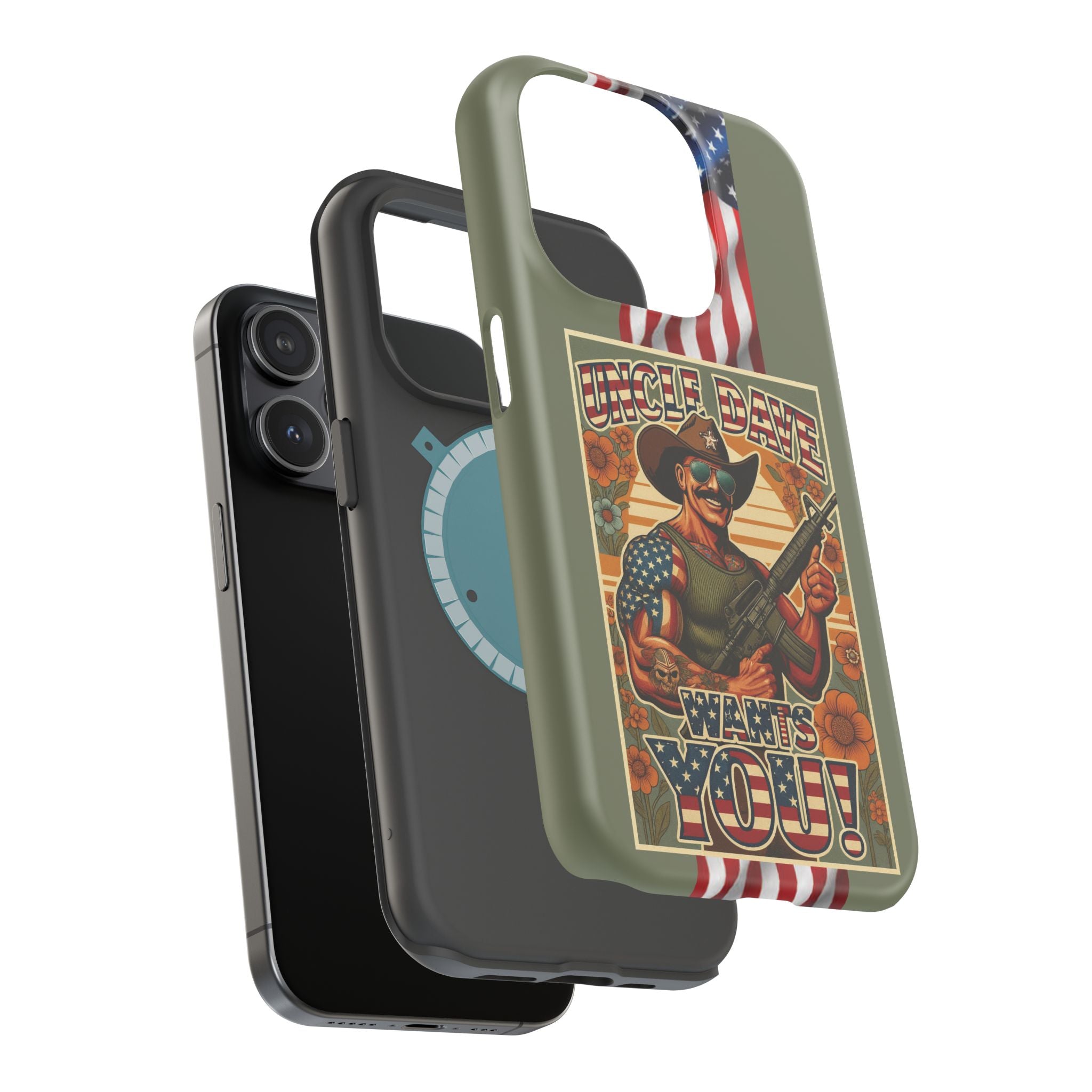 Uncle Dave Wants You! - Magnetic Impact‑Resistant Phone Case  iPhone 13-17 / Samsung S26  MagSafe Compatible