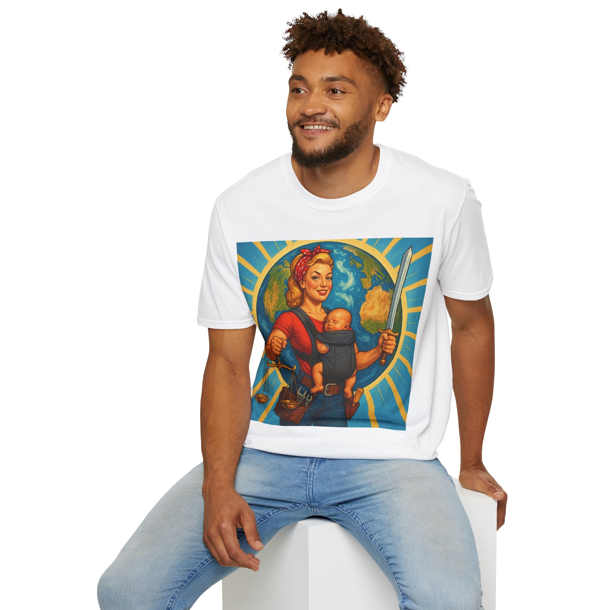 Super Momz T‑Shirt – Motherhood Super Hero Graphic Tee -7