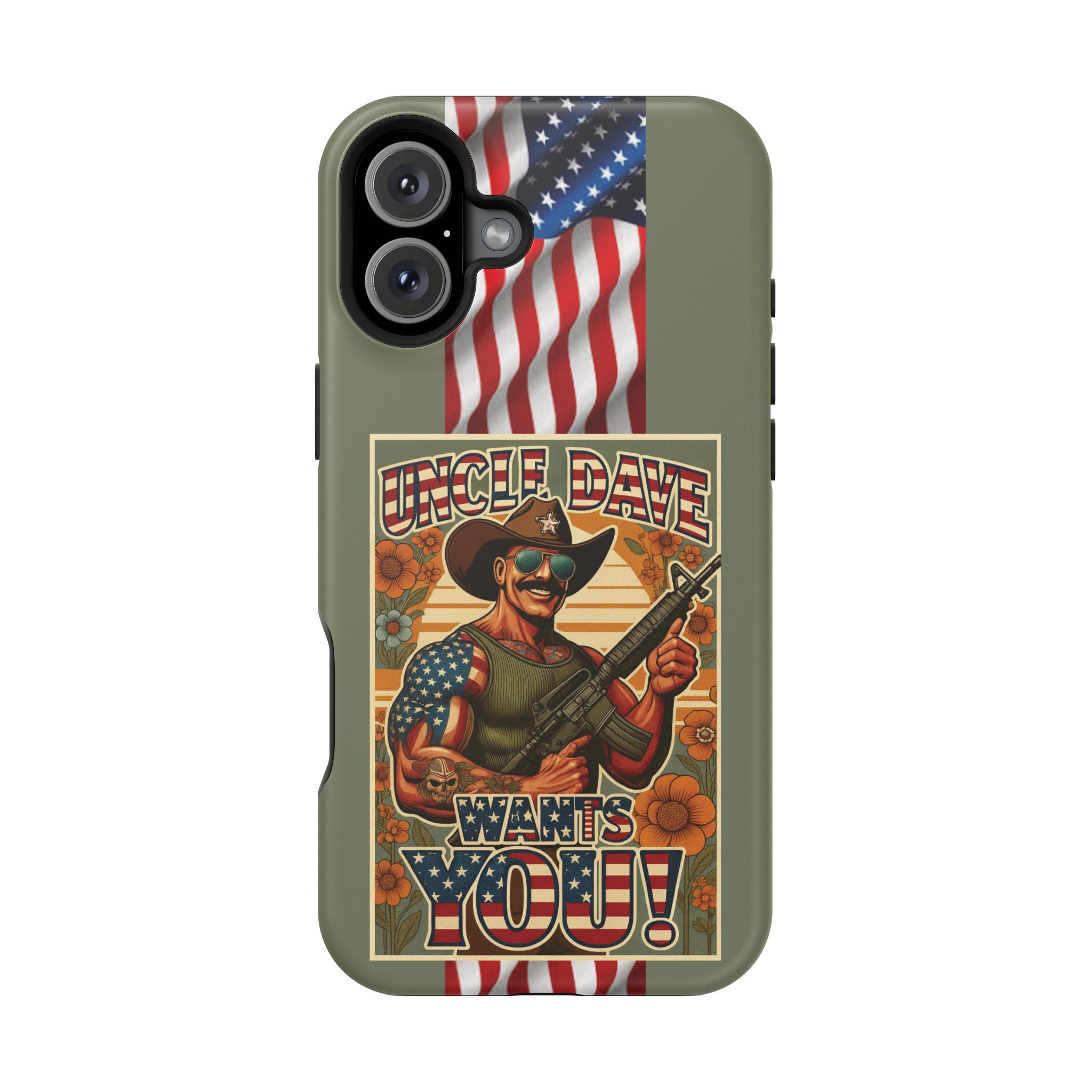 Uncle Dave Wants You! - Magnetic Impact‑Resistant Phone Case  iPhone 13-17 / Samsung S26  MagSafe Compatible