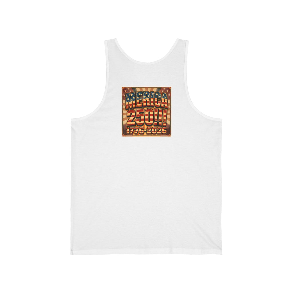 MERICAN DREAMZ REBELLION – MERICA 250!!! Tank Top – 250 Years of Freedom 1776-2026 Graphic Tank-#3