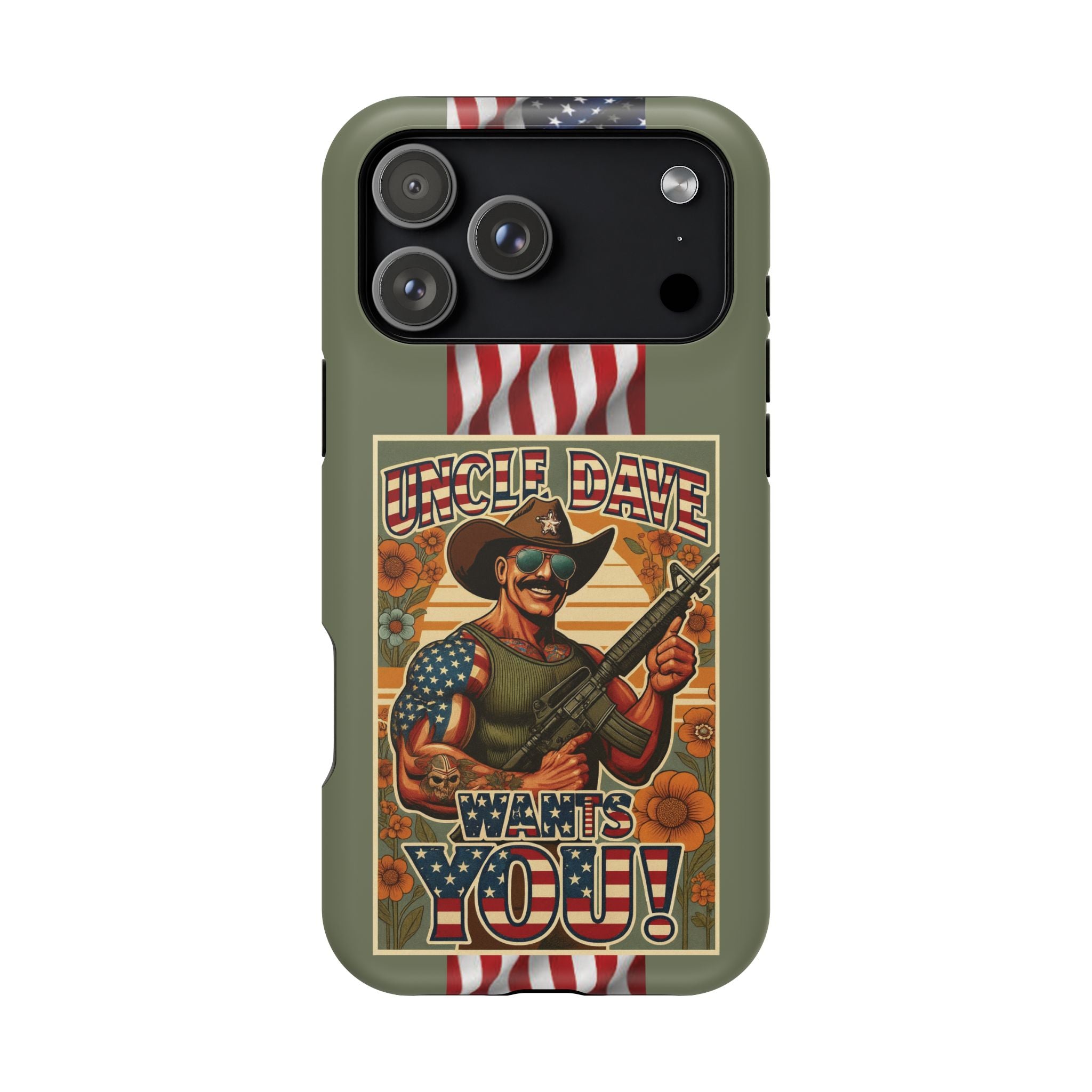 Uncle Dave Wants You! - Magnetic Impact‑Resistant Phone Case  iPhone 13-17 / Samsung S26  MagSafe Compatible