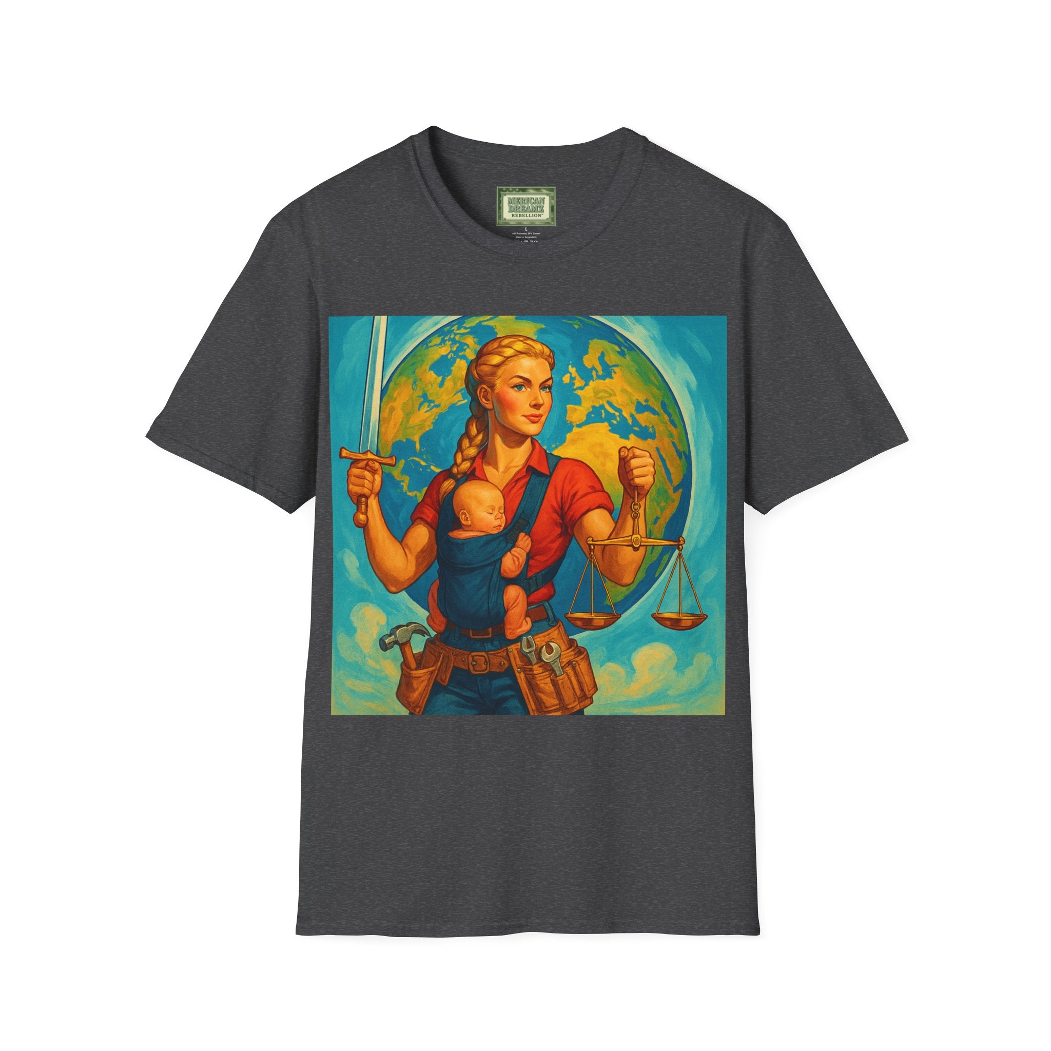 Super Momz T‑Shirt – Motherhood Super Hero Graphic Tee -9