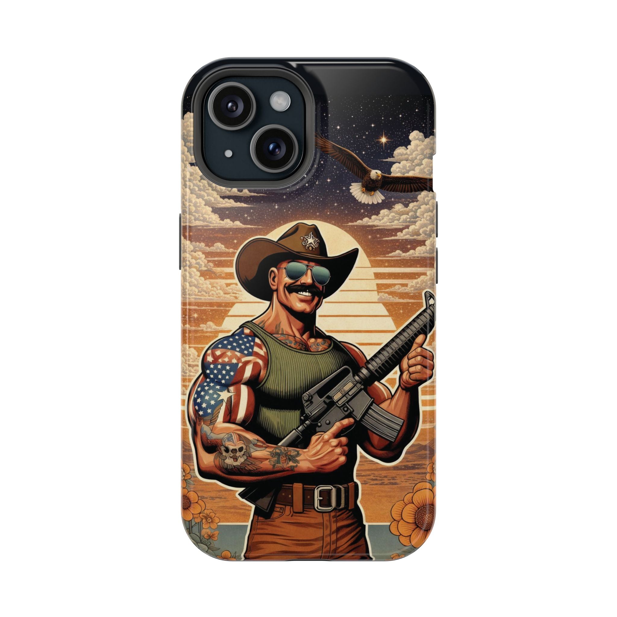 Uncle Dave AR-15 - Magnetic Impact‑Resistant Phone Case  iPhone 13-17 / Samsung S26  MagSafe Compatible