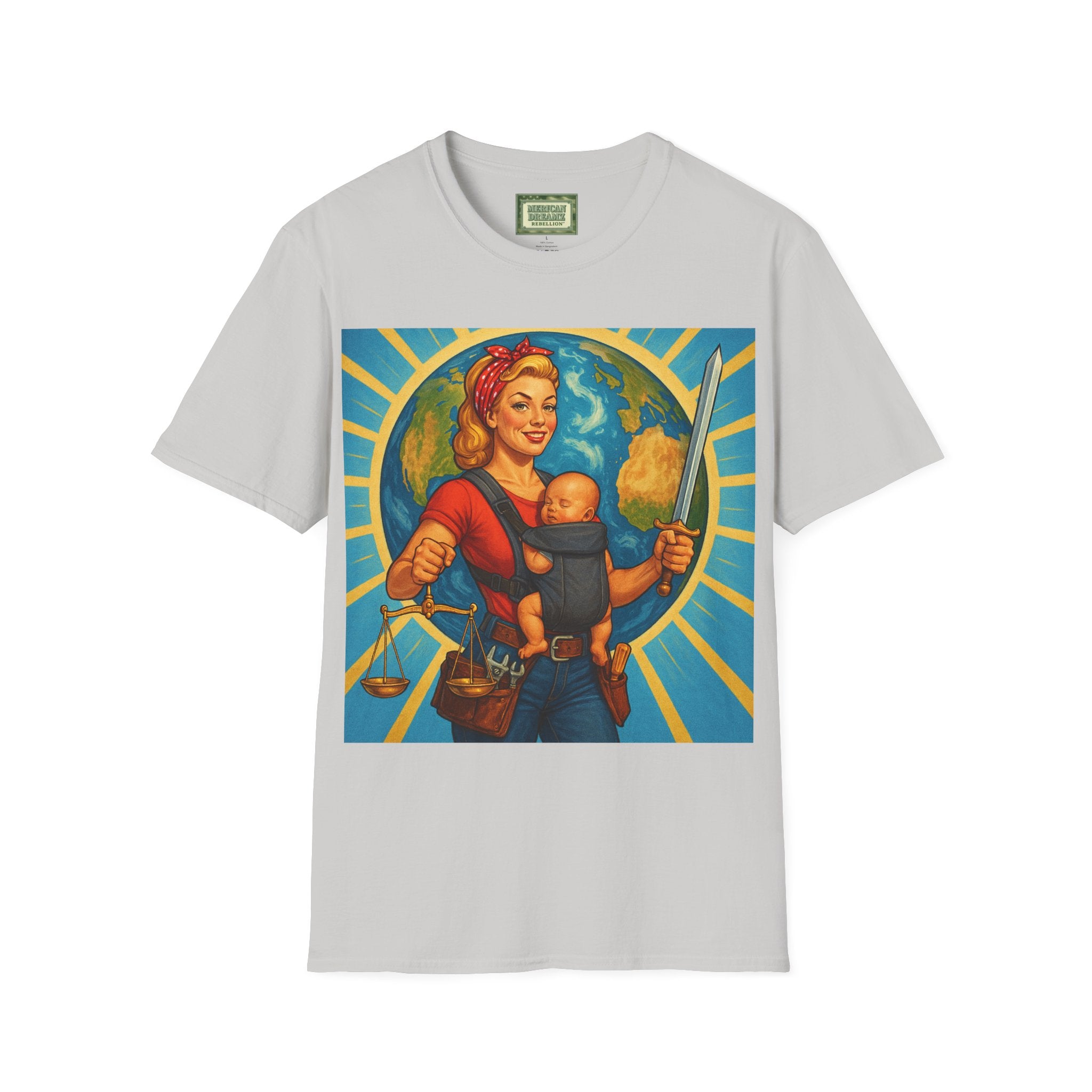 Super Momz T‑Shirt – Motherhood Super Hero Graphic Tee -7